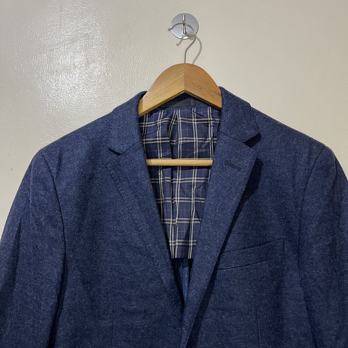 Burberry Burberry Black Label Nova Check Wool Men's Blazer Size US M / EU 48-50 / 2 - 2 Thumbnail