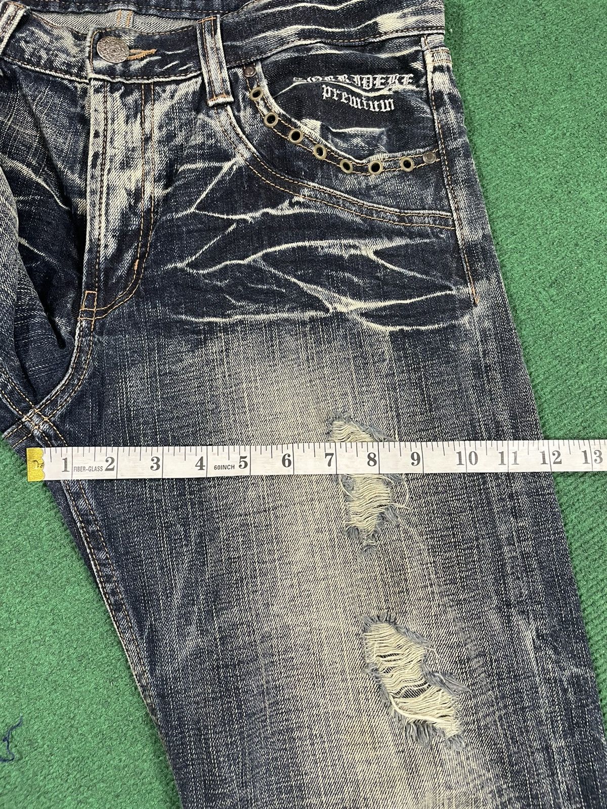 If Six Was Nine Distressed Japanese Jeans Very Nice Size US 33 - 16 Thumbnail