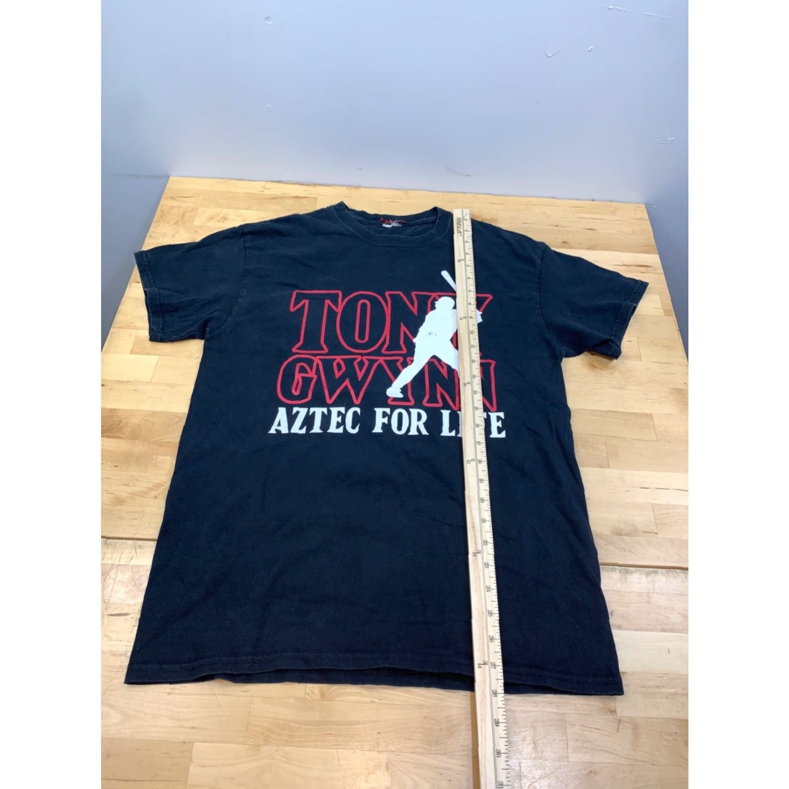 Alife VINTAGE San Diego Tony Gwynn Shirt Mens S Black Aztec for Life College Baseball 11104 Size US S / EU 44-46 / 1 - 4 Thumbnail