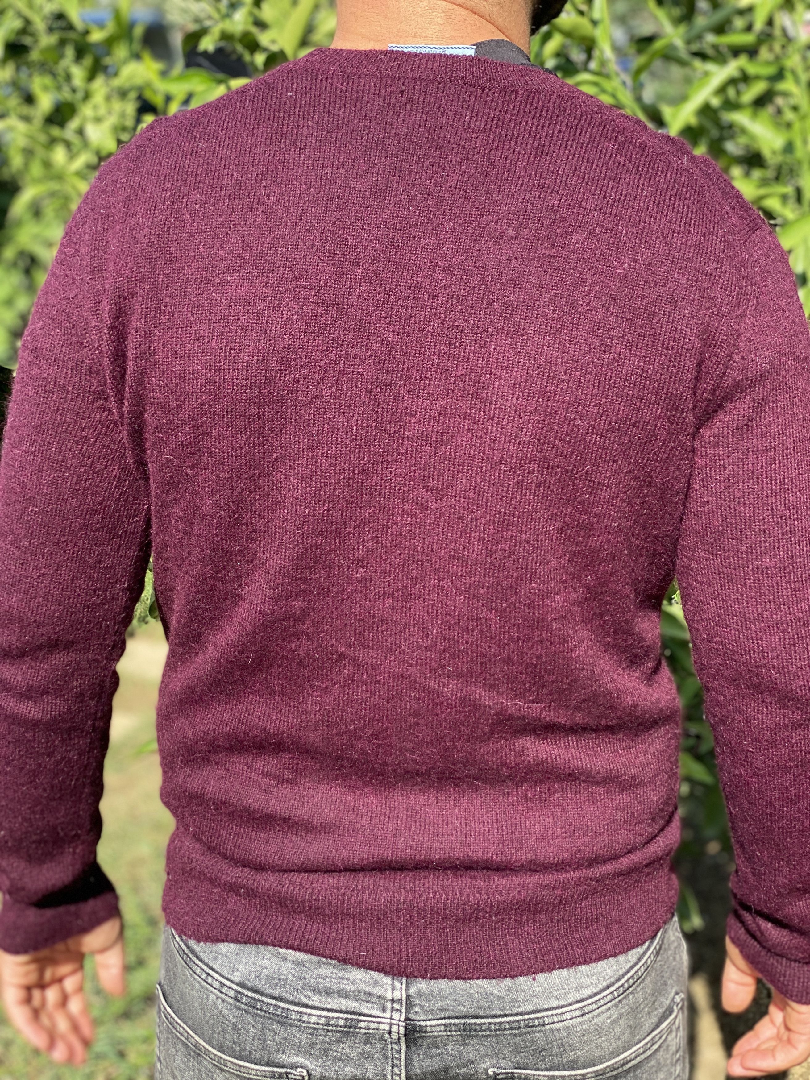 Prada Prada Milano Alpaca V-Neck Pullover Jumper Size 52 50 L Size US M / EU 48-50 / 2 - 2 Thumbnail