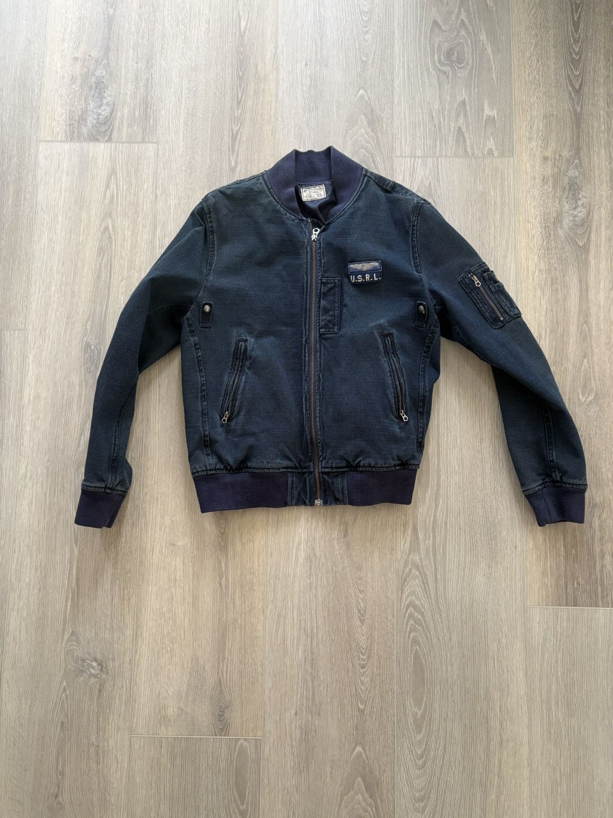 Polo Ralph Lauren Polo Ralph Lauren Bomber Jacket Denim Size US M / EU 48-50 / 2 - 1 Thumbnail