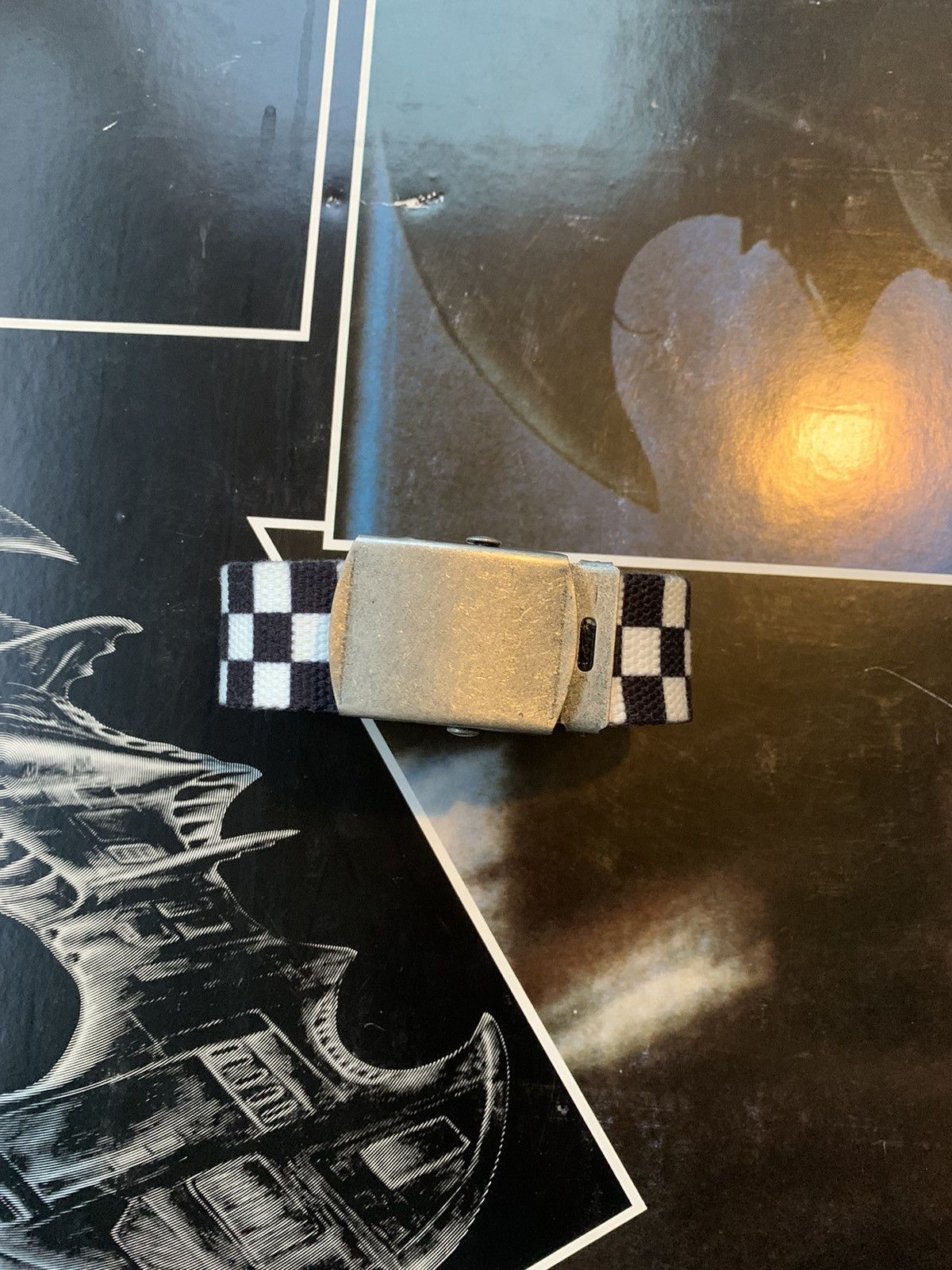 Vans Checkered belt w clasp Size 34 - 1 Thumbnail