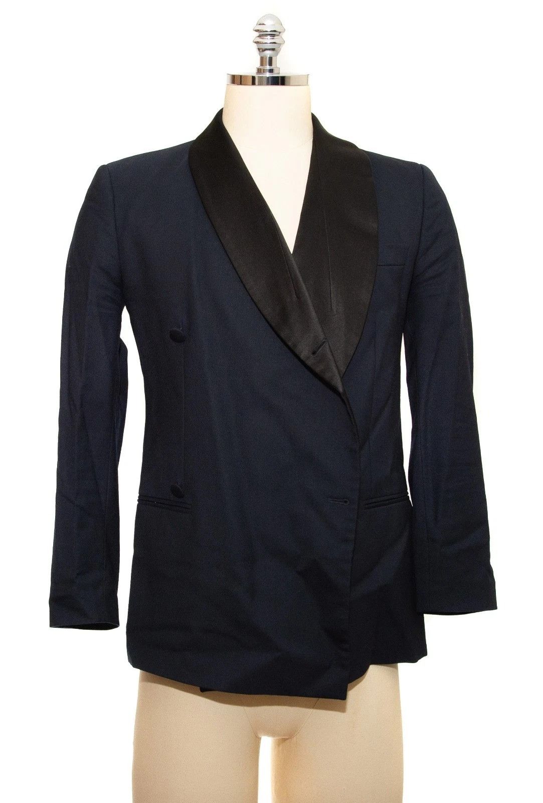 Maison Margiela Maison Margiela Dark Blue Wool Blazer Size 46R - 1 Thumbnail