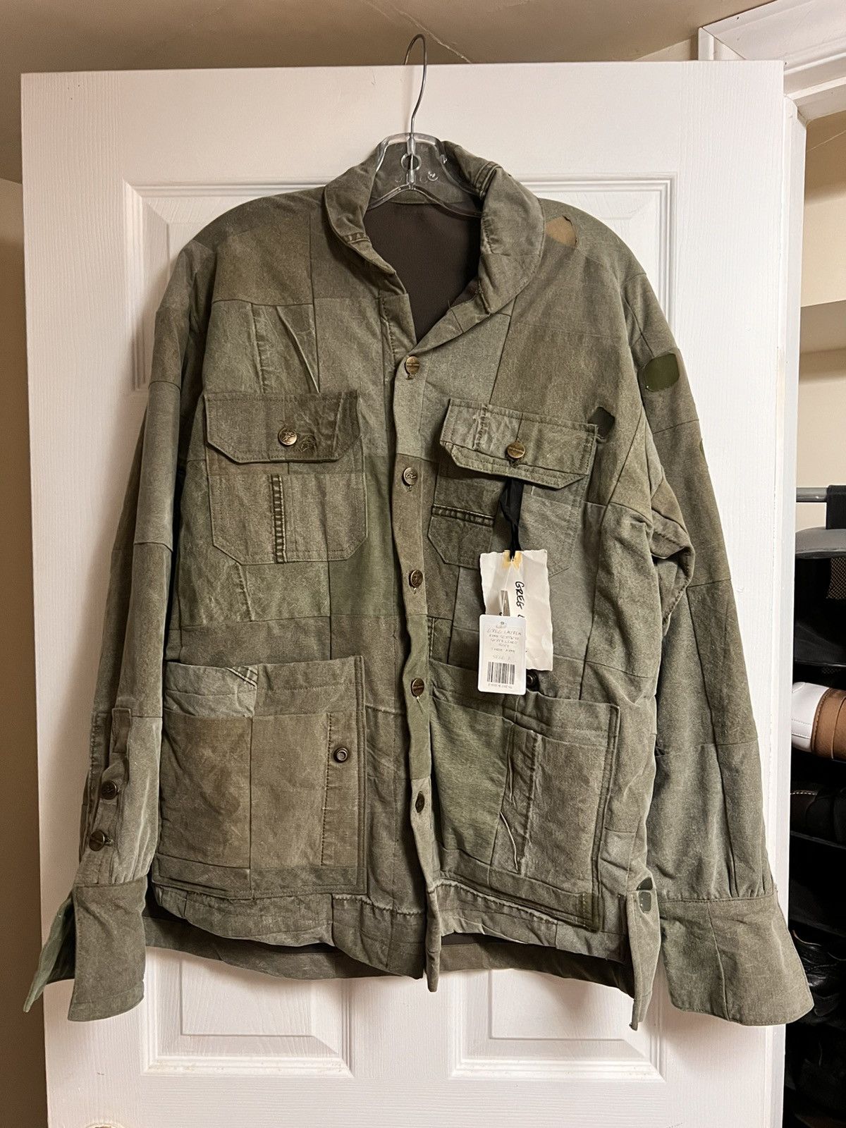 Greg Lauren GREG LAUREN ARMY SHERPA JACKET KHAKI SIZE 2 Size US M / EU 48-50 / 2 - 1 Thumbnail