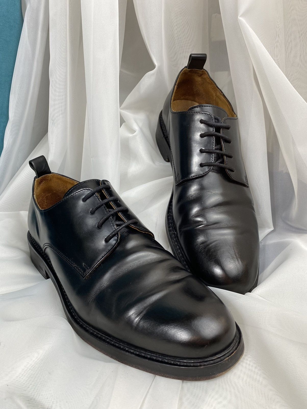 AMI PARIS LUG SOLE DERBIES 42 AMI Paris Leather Anatomical