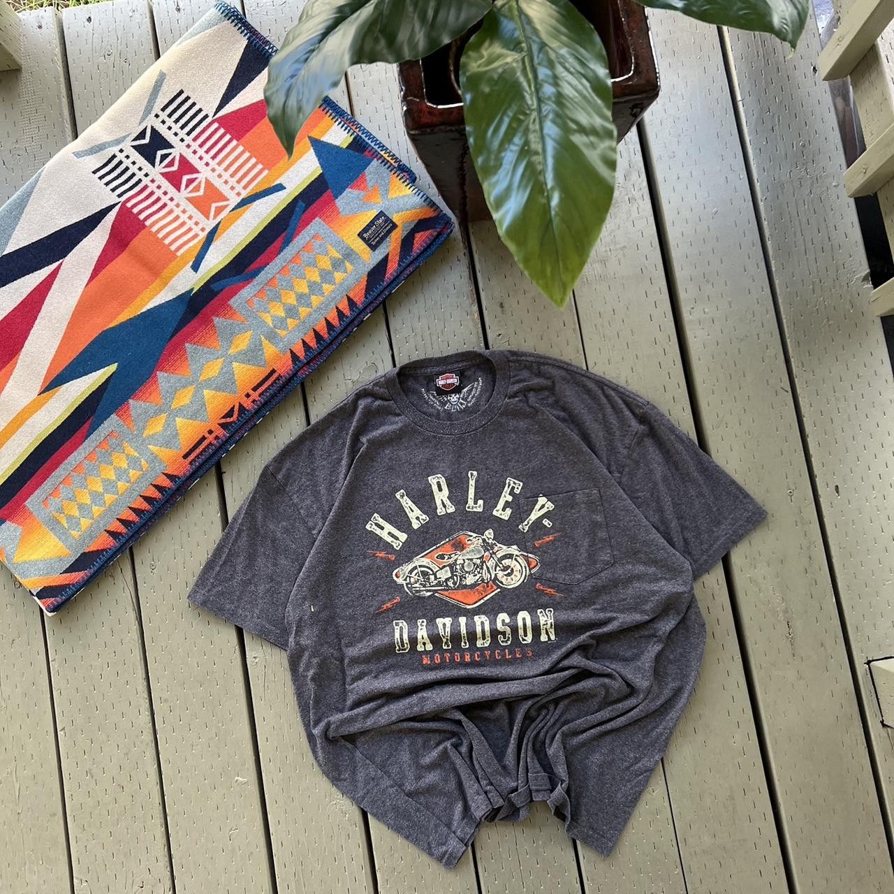 Harley Davidson × Vintage Vintage Harley Davidson Tee Size US XL / EU 56 / 4 - 1 Thumbnail