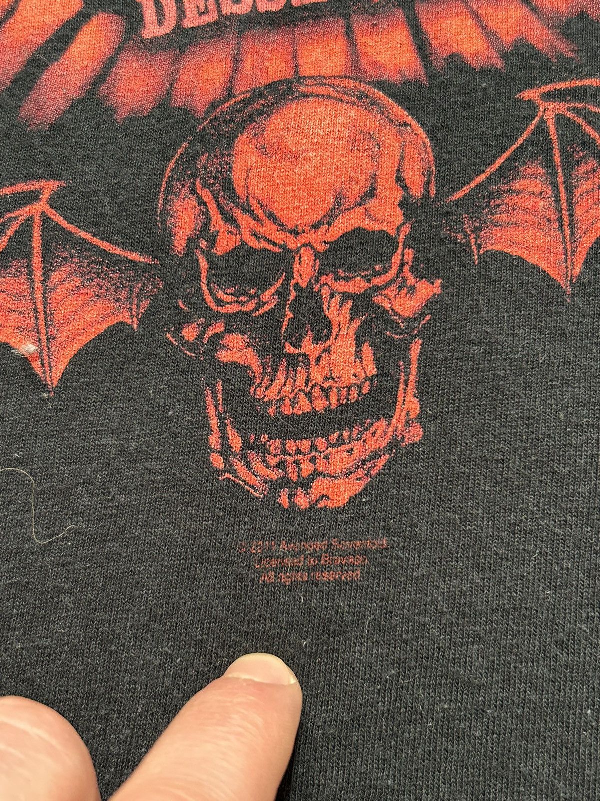 Band Tees Vintage Y2K Avenged Sevenfold Metal Band Thrash Tour Tee Size US M / EU 48-50 / 2 - 11 Thumbnail