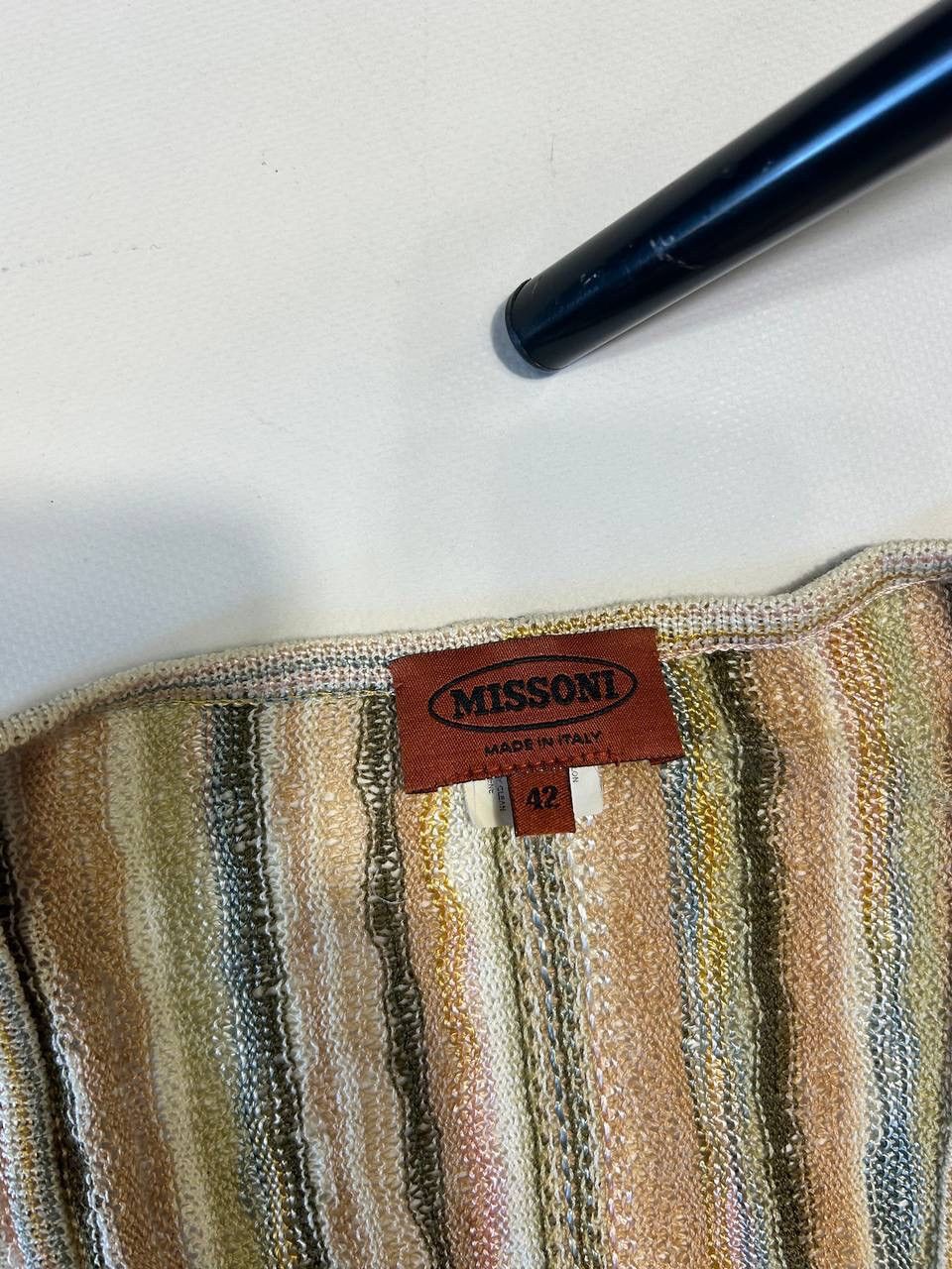 Missoni × Vintage Vintage Cardigan Missoni Women’s Italy Size M / US 6-8 / IT 42-44 - 2 Thumbnail