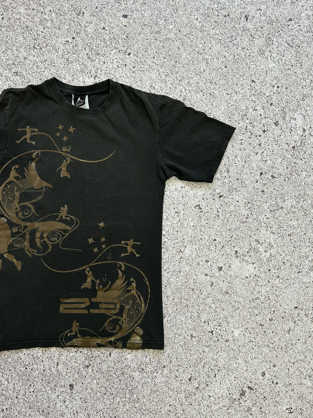 Jordan Brand × Nike × Vintage Vintage 90’s Nike Jordan 23 Logo Retro Rare T-Shirt Y2K Hype Size US M / EU 48-50 / 2 - 5 Thumbnail