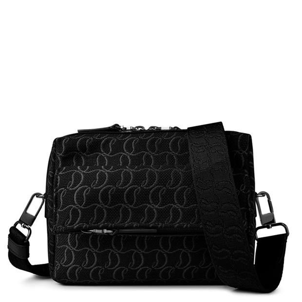 Christian Louboutin Zip N Fly Logo Jacquard Messenger Bag Size ONE SIZE - 1 Thumbnail