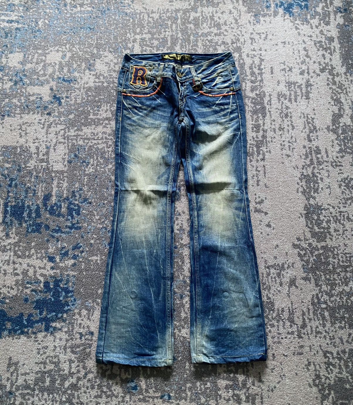 Hysteric Glamour × If Six Was Nine × Japanese Brand Japanes Red Pepper Flared Denim Size US 29 - 1 Thumbnail