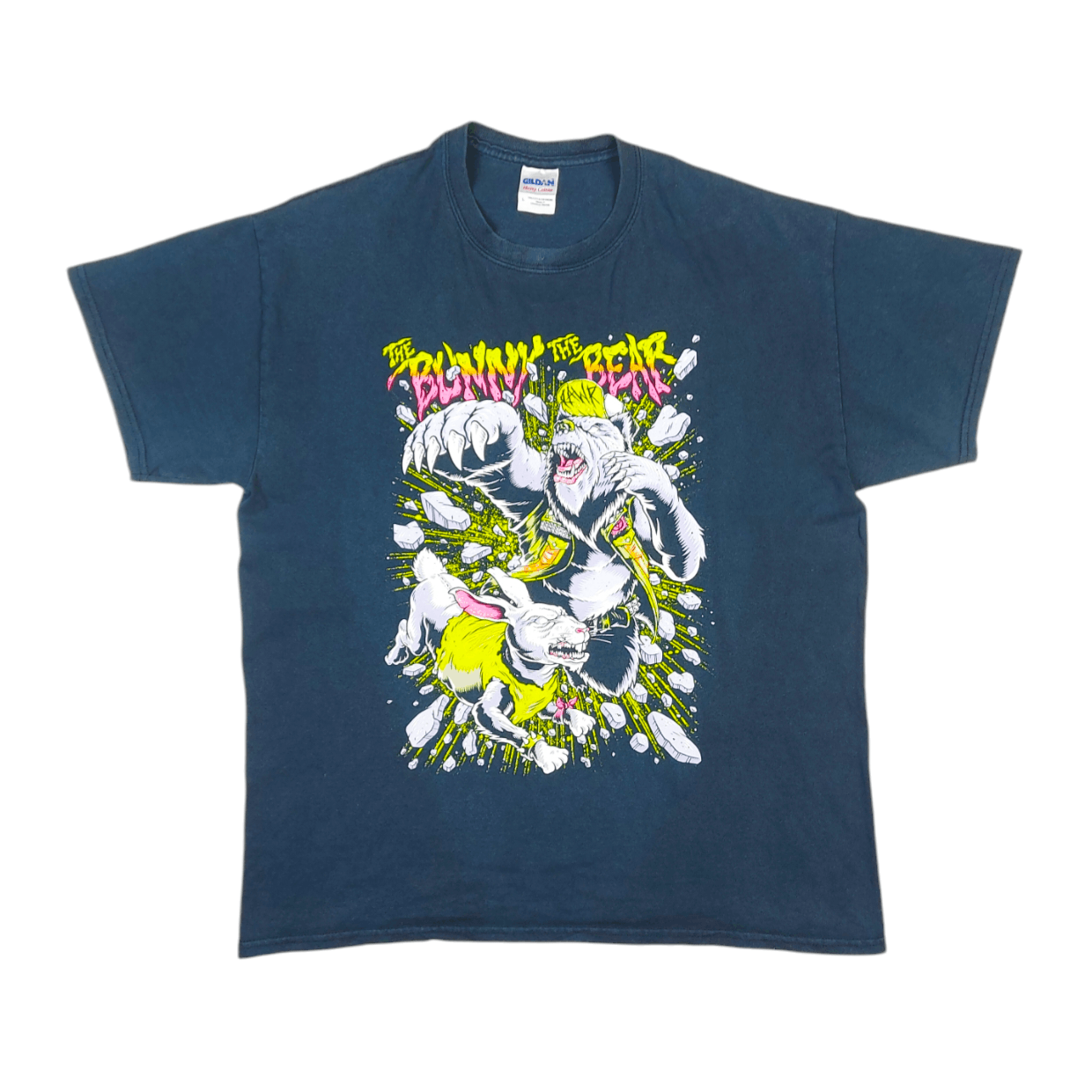 Band Tees × Vintage Vintage 2008 The Bunny the Bear Band Merch MySpace Era TEE Size US L / EU 52-54 / 3 - 1 Thumbnail