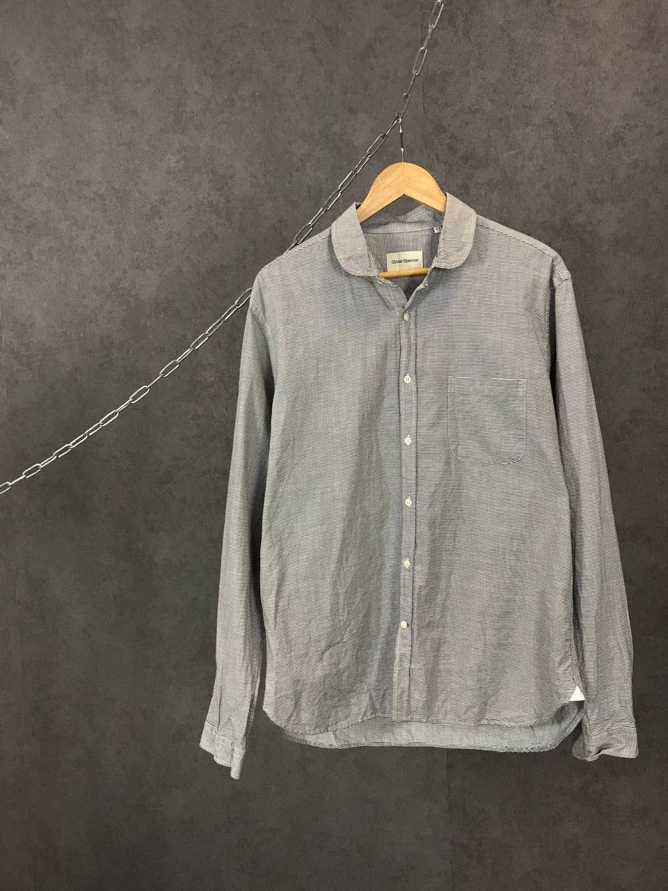 Oliver Spencer Oliver Spencer designer striped shirt Size US L / EU 52-54 / 3 - 1 Thumbnail