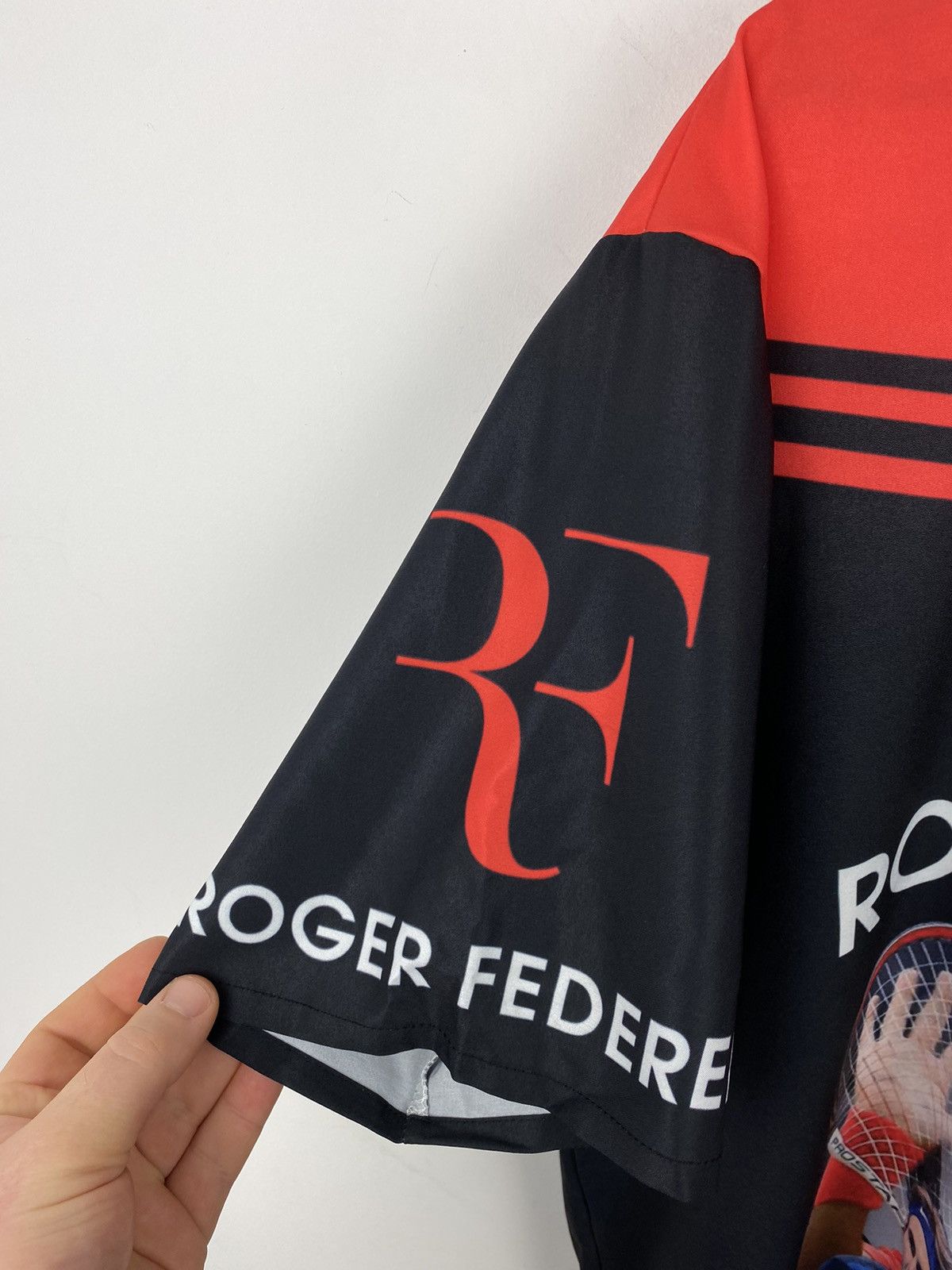 Vintage Roger Federer RF Anniversary Tennis Button Shirt Nadal Size US L / EU 52-54 / 3 - 5 Thumbnail