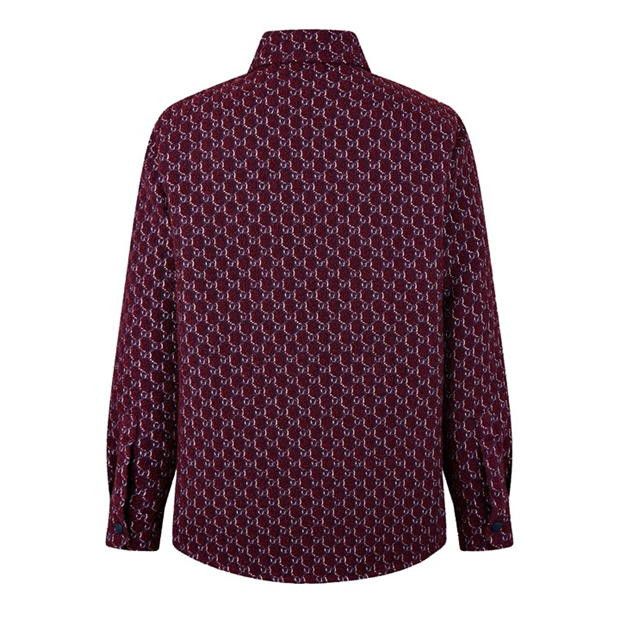 Gucci GUCCI Boucle Jacquard Shirt With Gg Shadow Size US XL / EU 56 / 4 - 6 Thumbnail