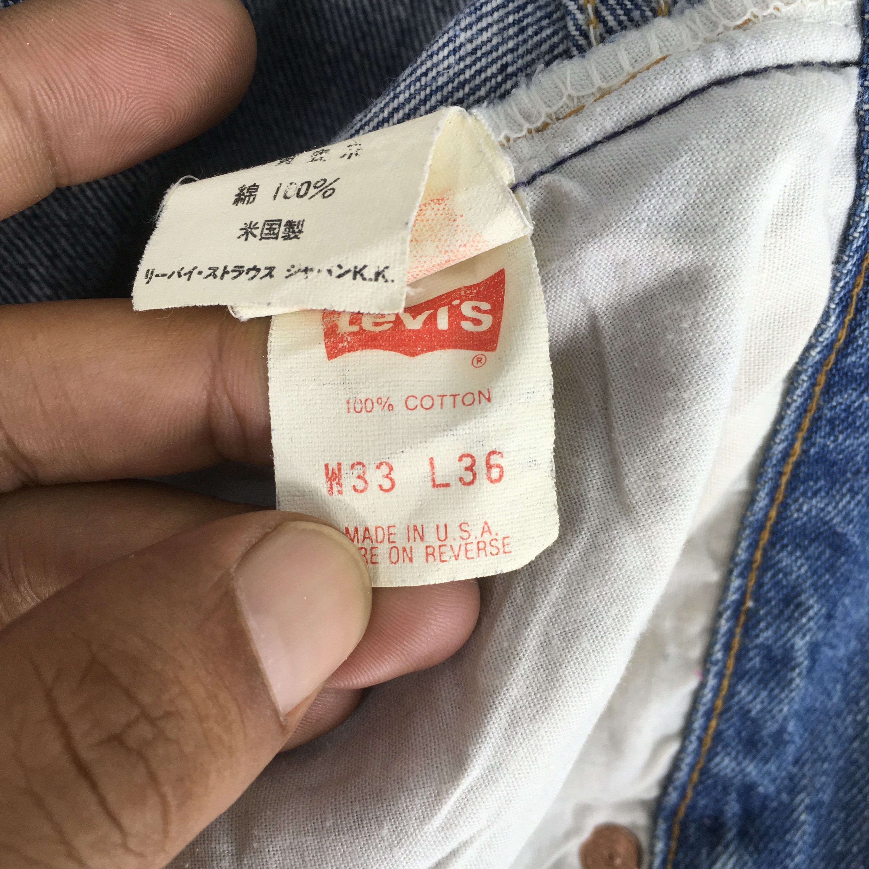 Levi's Size 30x31 Vintage 90s Levi's 501 Faded Blue Jeans S268 Size US 30 / EU 46 - 12 Thumbnail