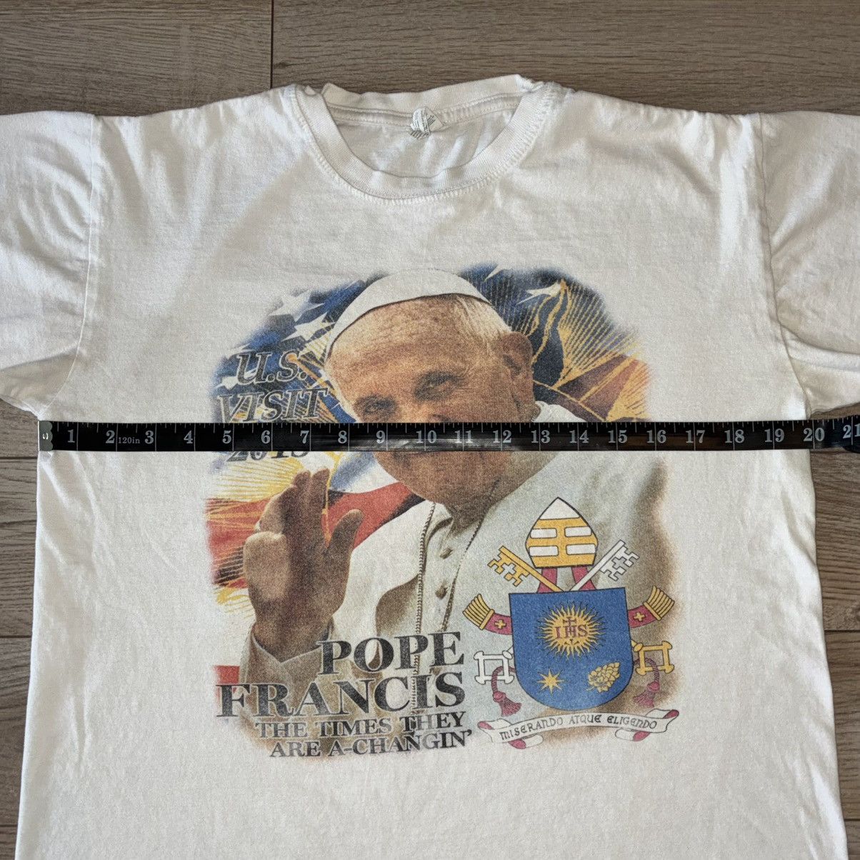 Other Pope Francis united states visit 2015 rap tee shirt Size US M / EU 48-50 / 2 - 6 Thumbnail