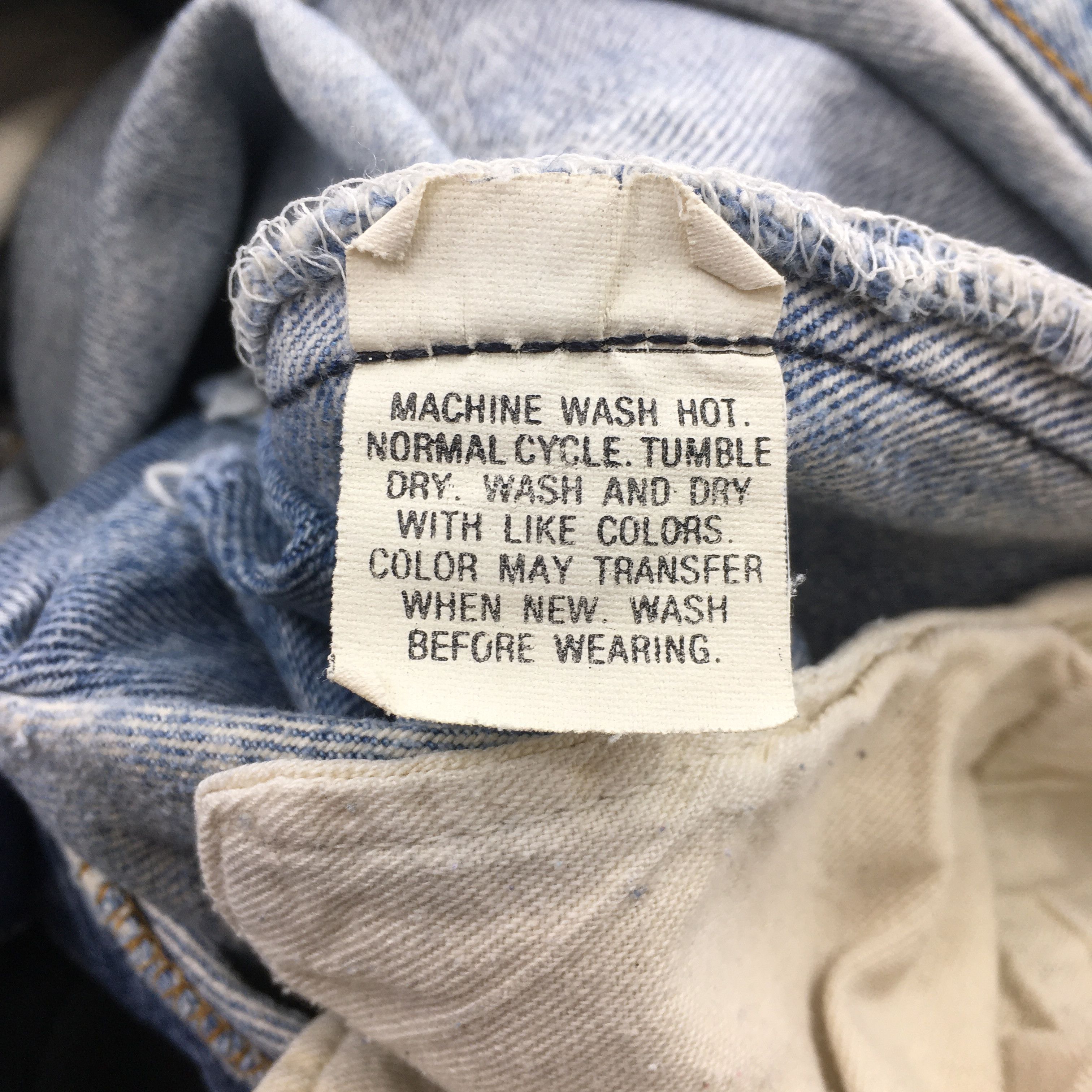 Levi's Size 30x28.5 Vintage 90s Levi's 501 Faded Blue Jeans Size US 30 / EU 46 - 13 Thumbnail