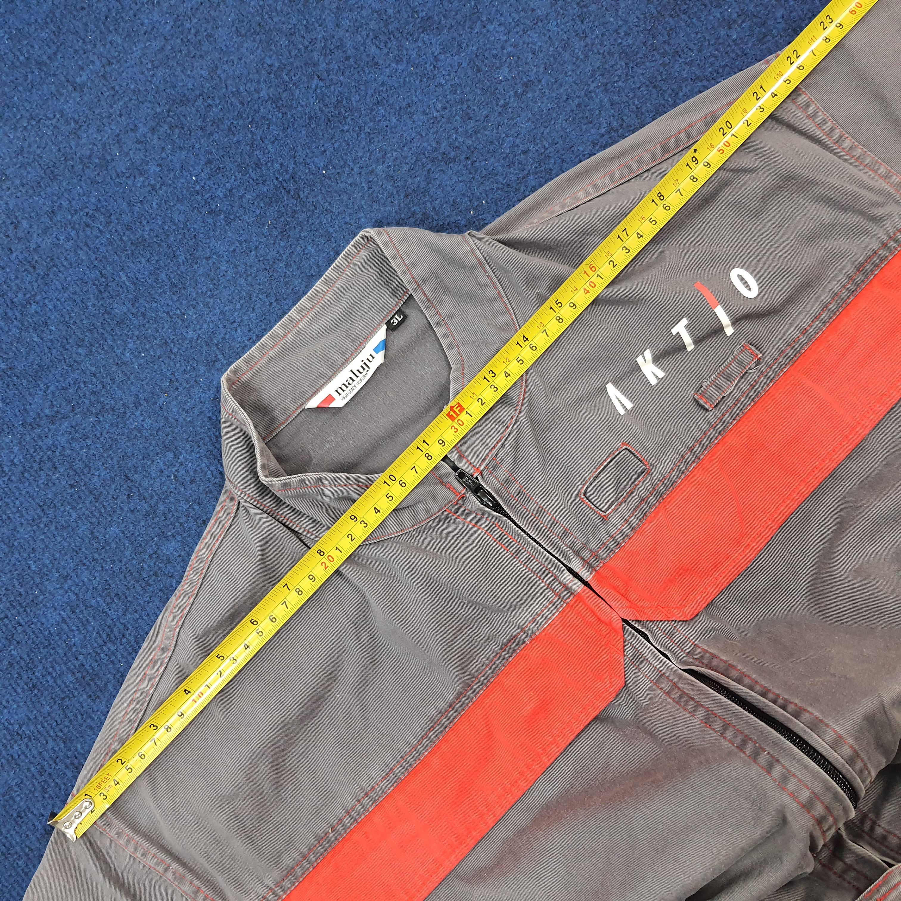 Japanese Brand × Vintage Vintage Aktio Construction Japanese Brand Workwear Coverall Size US XL / EU 56 / 4 - 8 Thumbnail