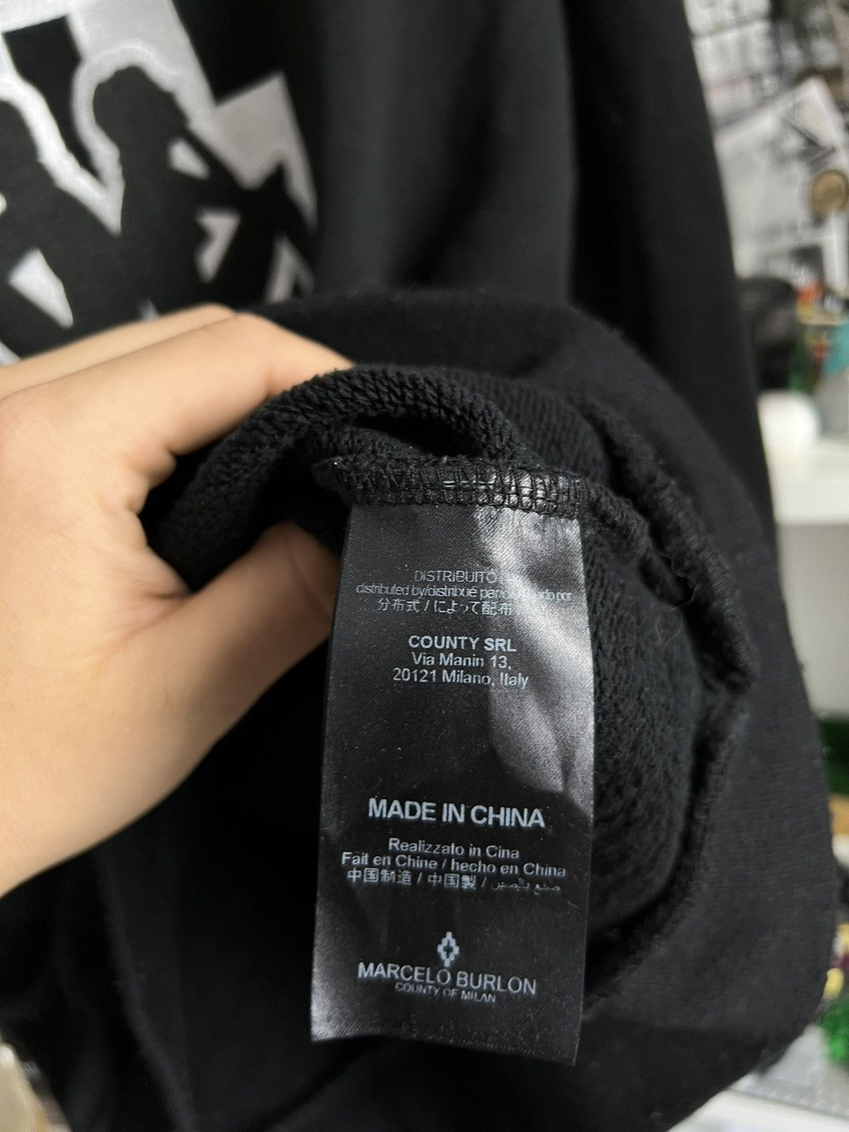 Designer × Kappa × Marcelo Burlon Marcelo Burton x kappa big Logo baggy sweatshirt L streetwear Size US L / EU 52-54 / 3 - 4 Thumbnail