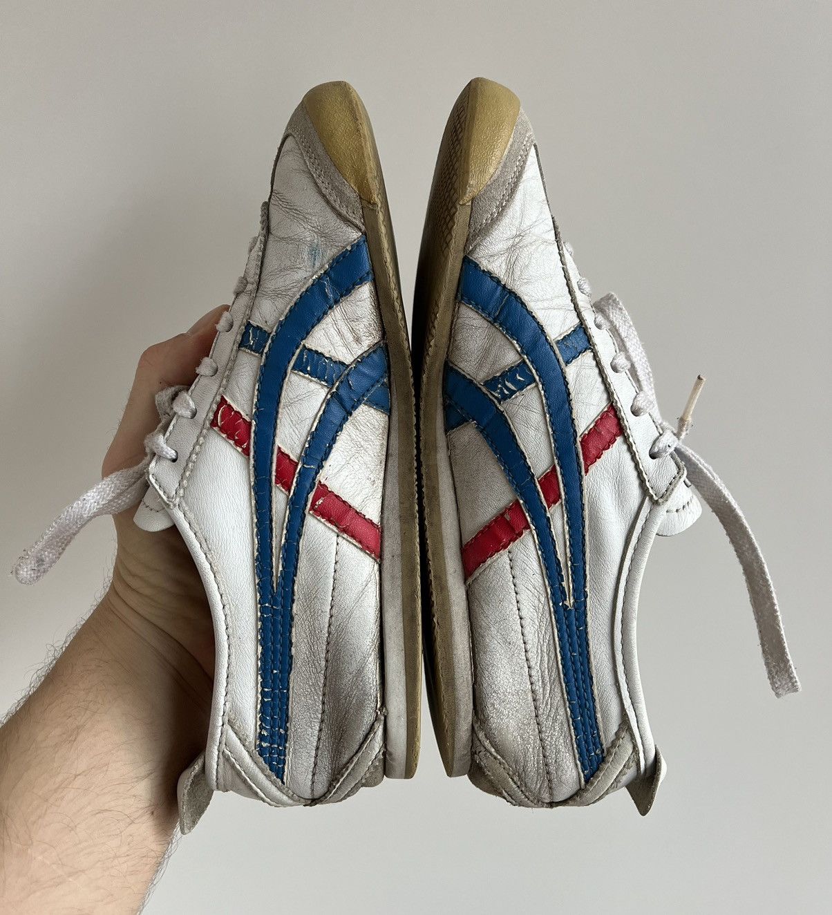 Asics × Vintage Vintage Asics Onitsuka Tiger Leather Sneakers Size US 9 / IT 39 - 7 Thumbnail