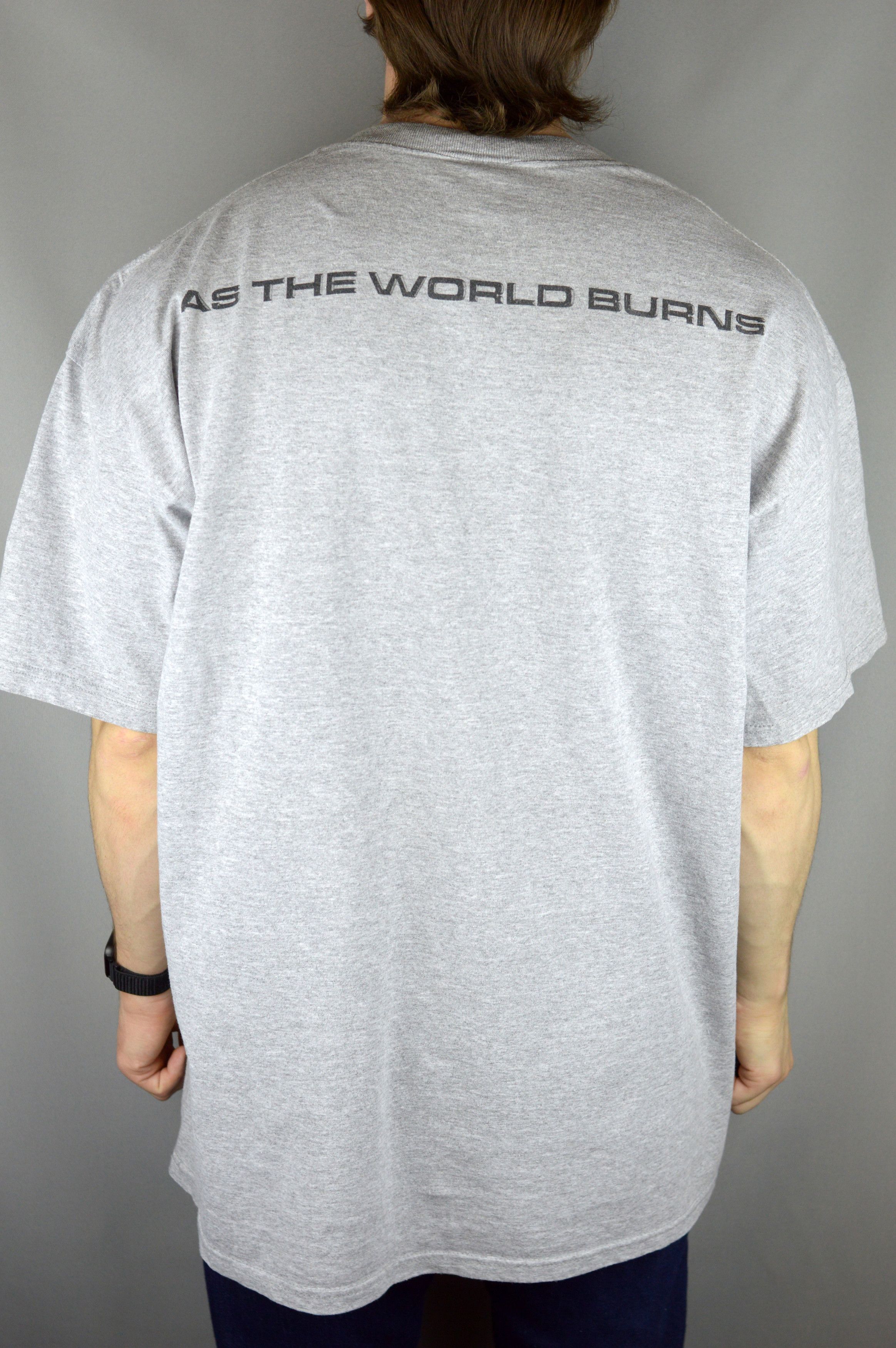 Rap Tees × Vintage Vintage Arsonists As the World Burns 90s t shirt Size US XXL / EU 58 / 5 - 2 Thumbnail