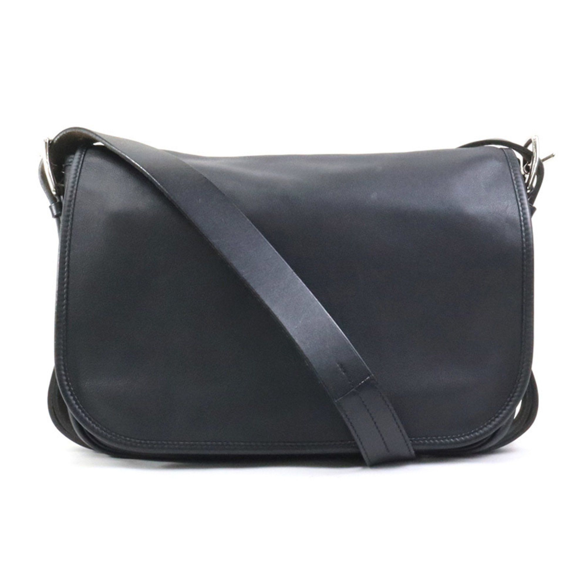 Hermes Hermes Shoulder Bag Barda 30 Veau Sikkim Black Men's Women's 90032g Size ONE SIZE - 1 Thumbnail