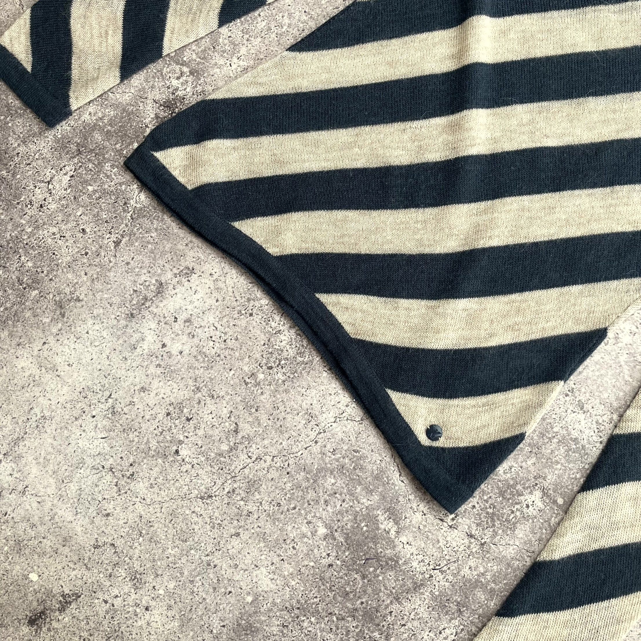 Armani Y2K Armani Turtleneck Striped Biege Sweater Size M Size M / US 6-8 / IT 42-44 - 4 Thumbnail