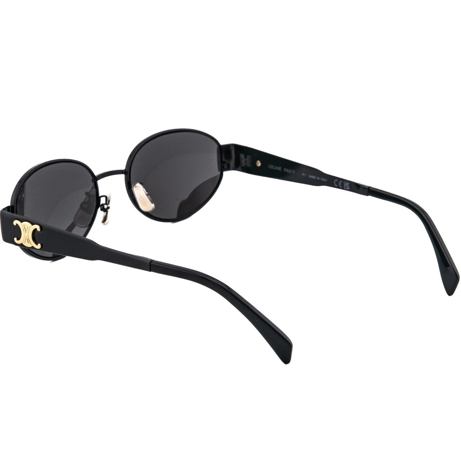 Celine CELINE CL40235U 40235 METAL TRIOMPHE Black Sunglasses 01A Size ONE SIZE - 3 Thumbnail