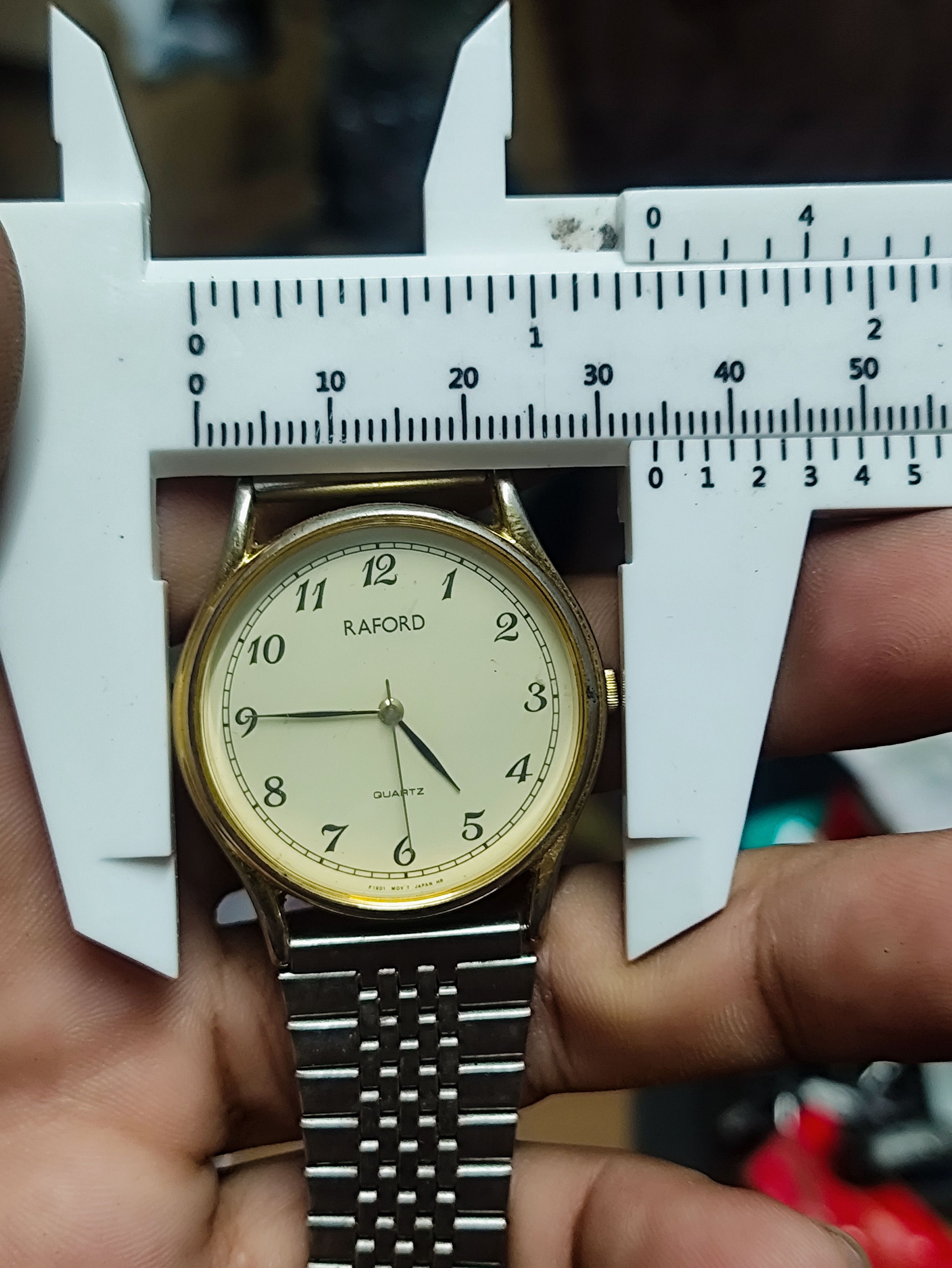 Vintage Vintage 💥 RAFORD QUARTZ JAPAN WATCH (ALL STAINLESS STEEL) Size ONE SIZE - 6 Thumbnail