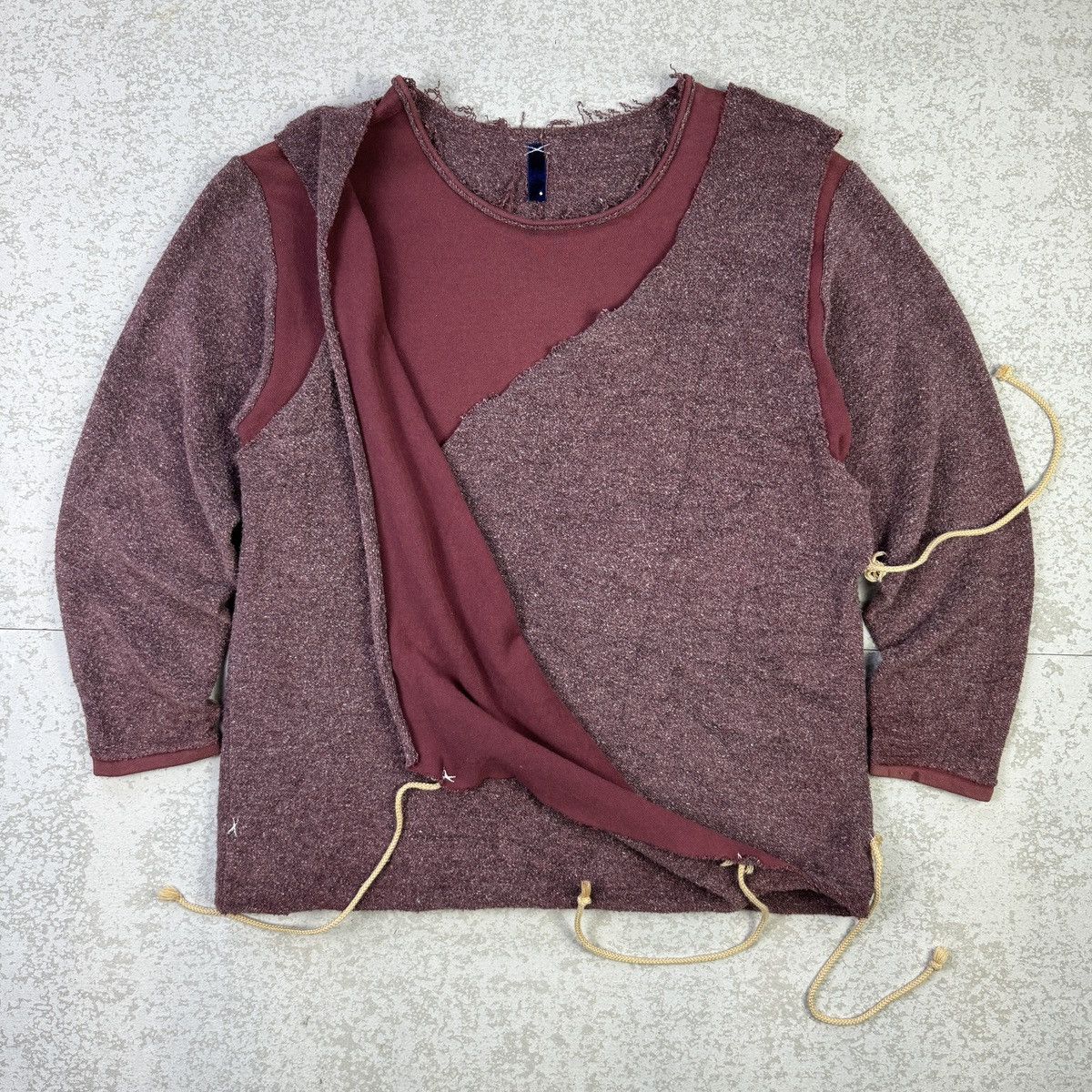 Japanese Brand × Sifury 💥Rare Japanese Brand SIFURY Maroon Strange Sweater Jumper Size US M / EU 48-50 / 2 - 5 Thumbnail