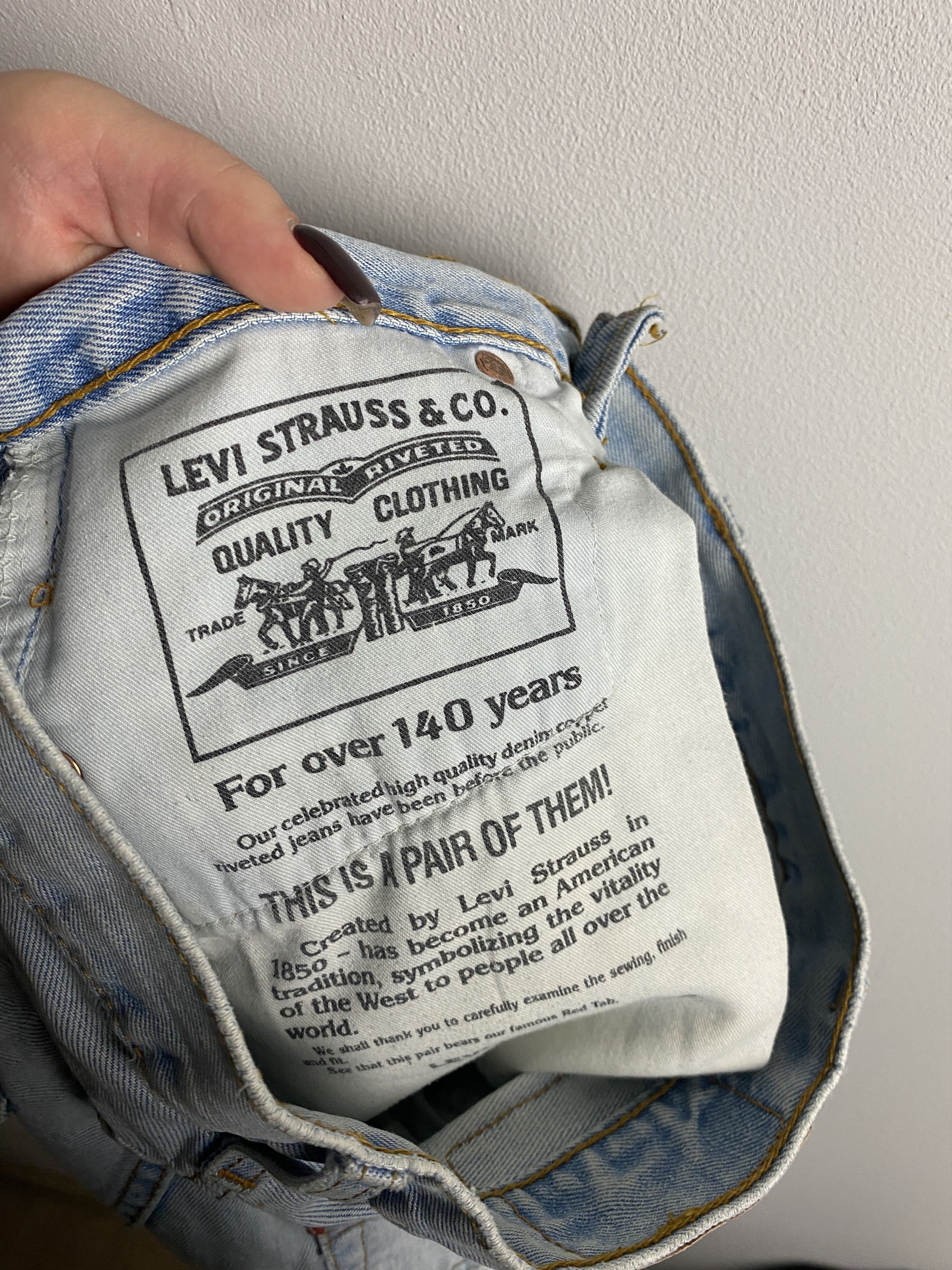 Levi's × Levi's Vintage Clothing Levi's 517 denim jeans pants vintage Size US 27 - 5 Thumbnail