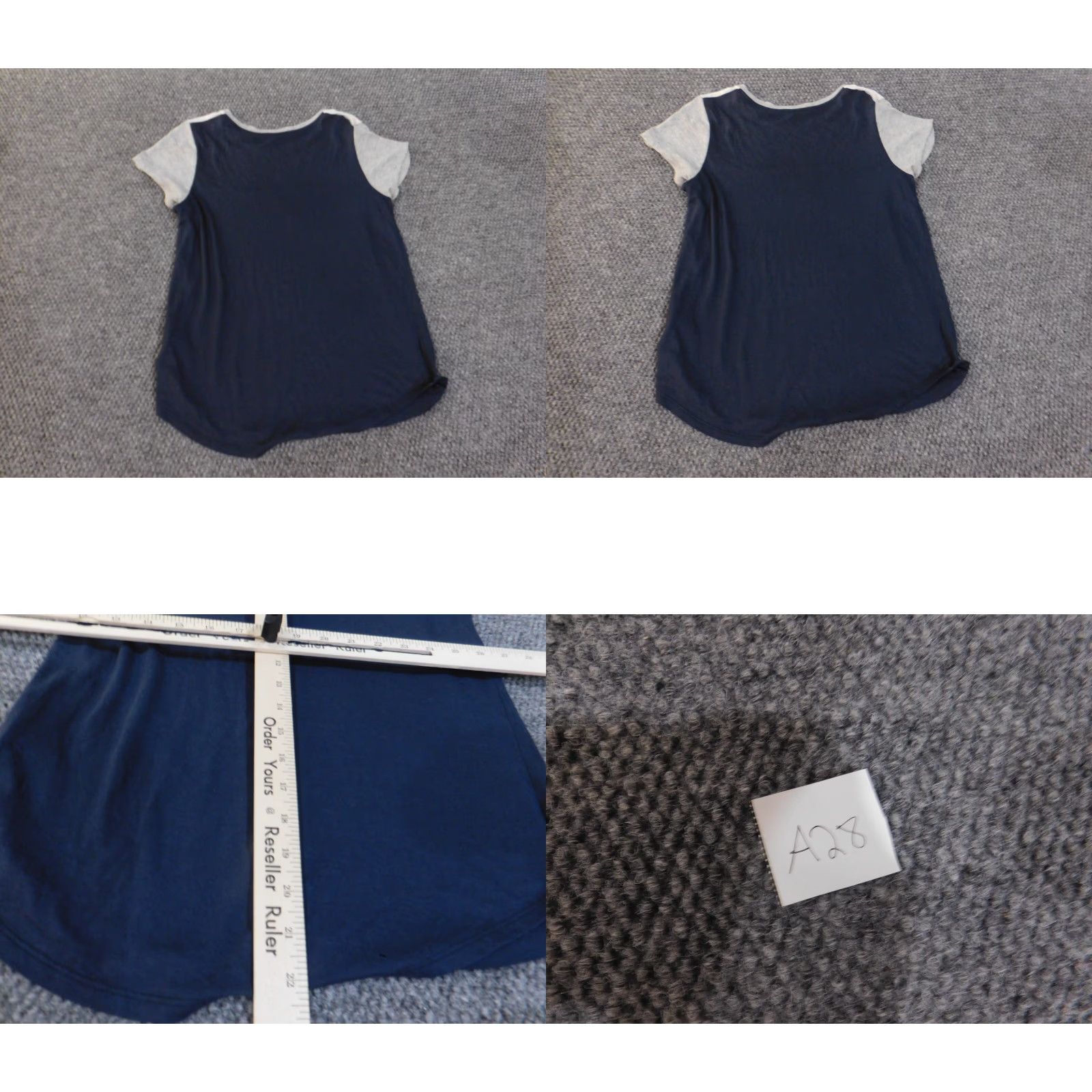 Vince Vince Top Womens XS blue stretch tee casual classic Shirt Adult XS Blue Classic Stretch Vince Womens XS Tee Size XS / US 0-2 / IT 36-38 - 8 Thumbnail