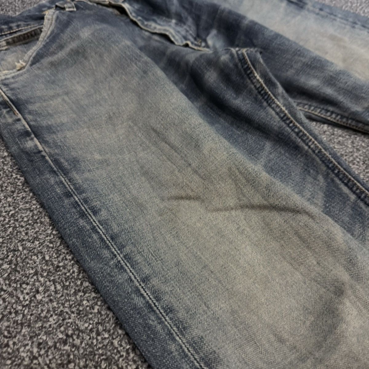 Seditionaries Vintage 90s Japanese Selvedge Lee Union Made Rusty Denim Size US 32 / EU 48 - 6 Thumbnail