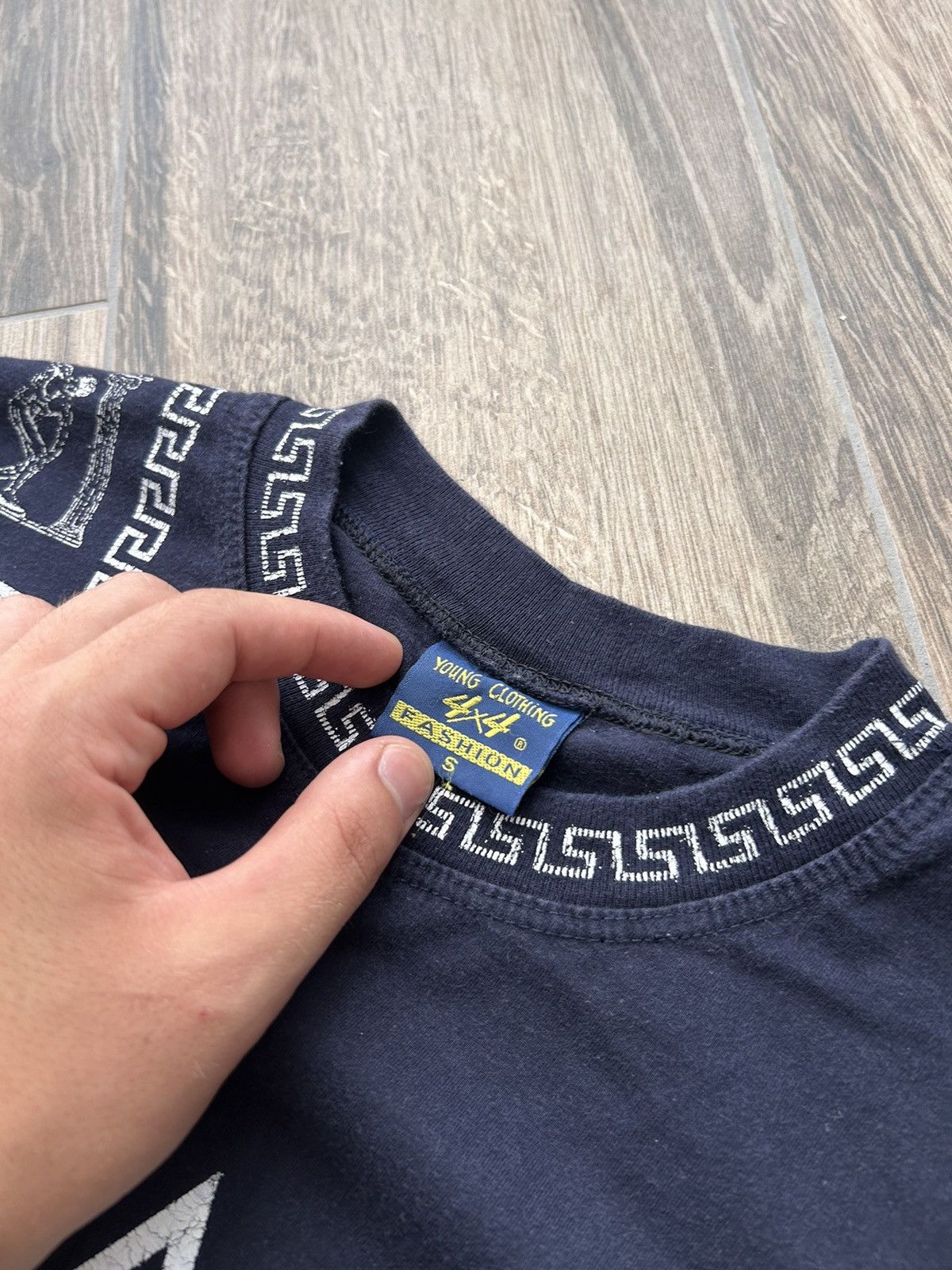 Vintage Vintage Greek Mythology made in Greece big logo shirt Size US S / EU 44-46 / 1 - 4 Thumbnail