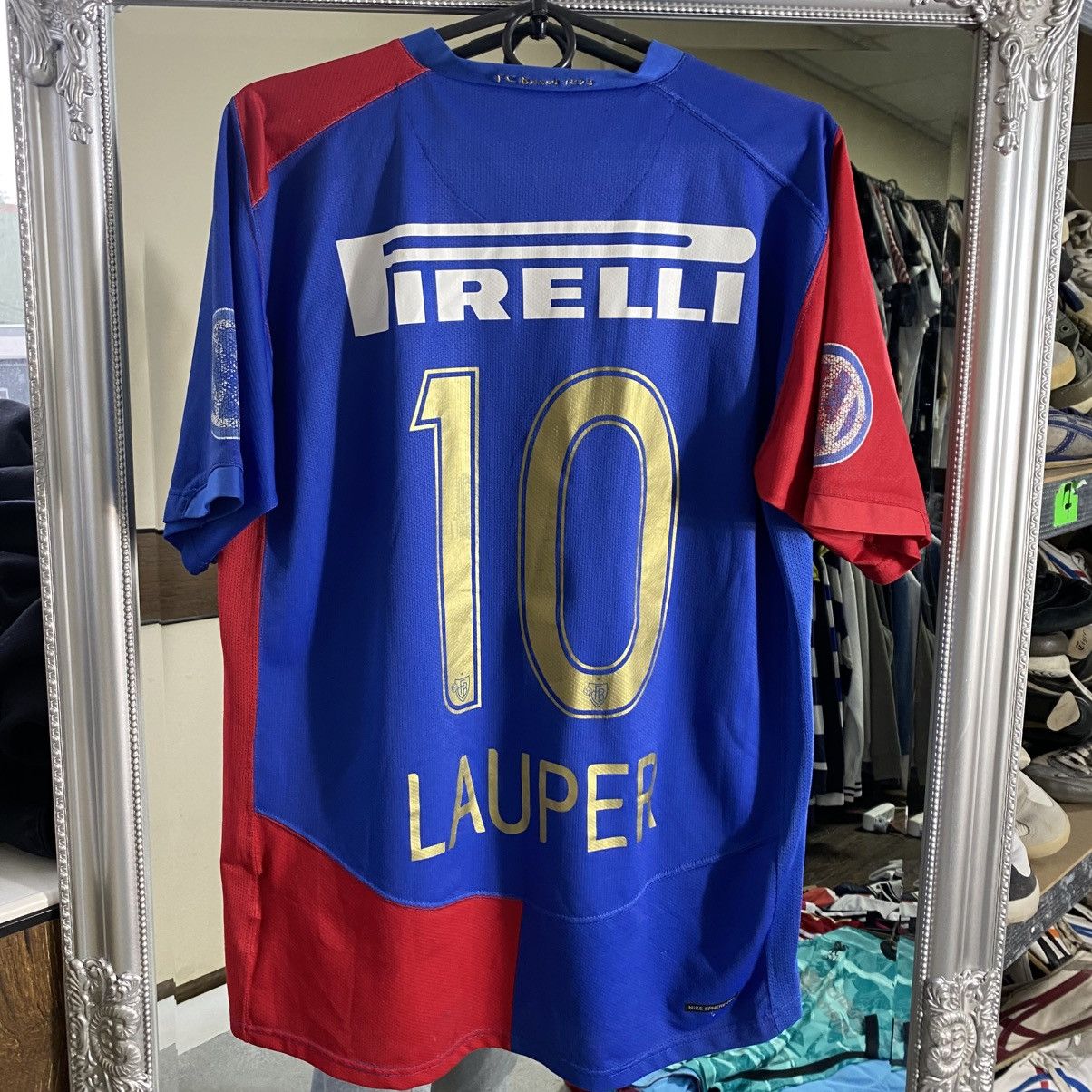 Nike Vintage Nike Basel Soccer Jersey T Shirt 10 Lauper Size US L / EU 52-54 / 3 - 3 Thumbnail