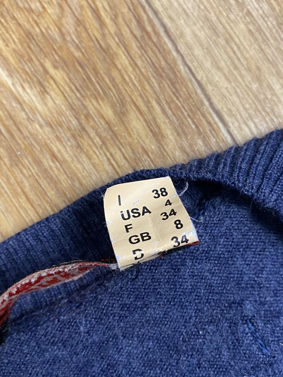 Jean Paul Gaultier × Vintage Jean Paul Gaultier Vintage 3-D knitted Logo JPG Sweater Y2K Size XS / US 0-2 / IT 36-38 - 3 Thumbnail
