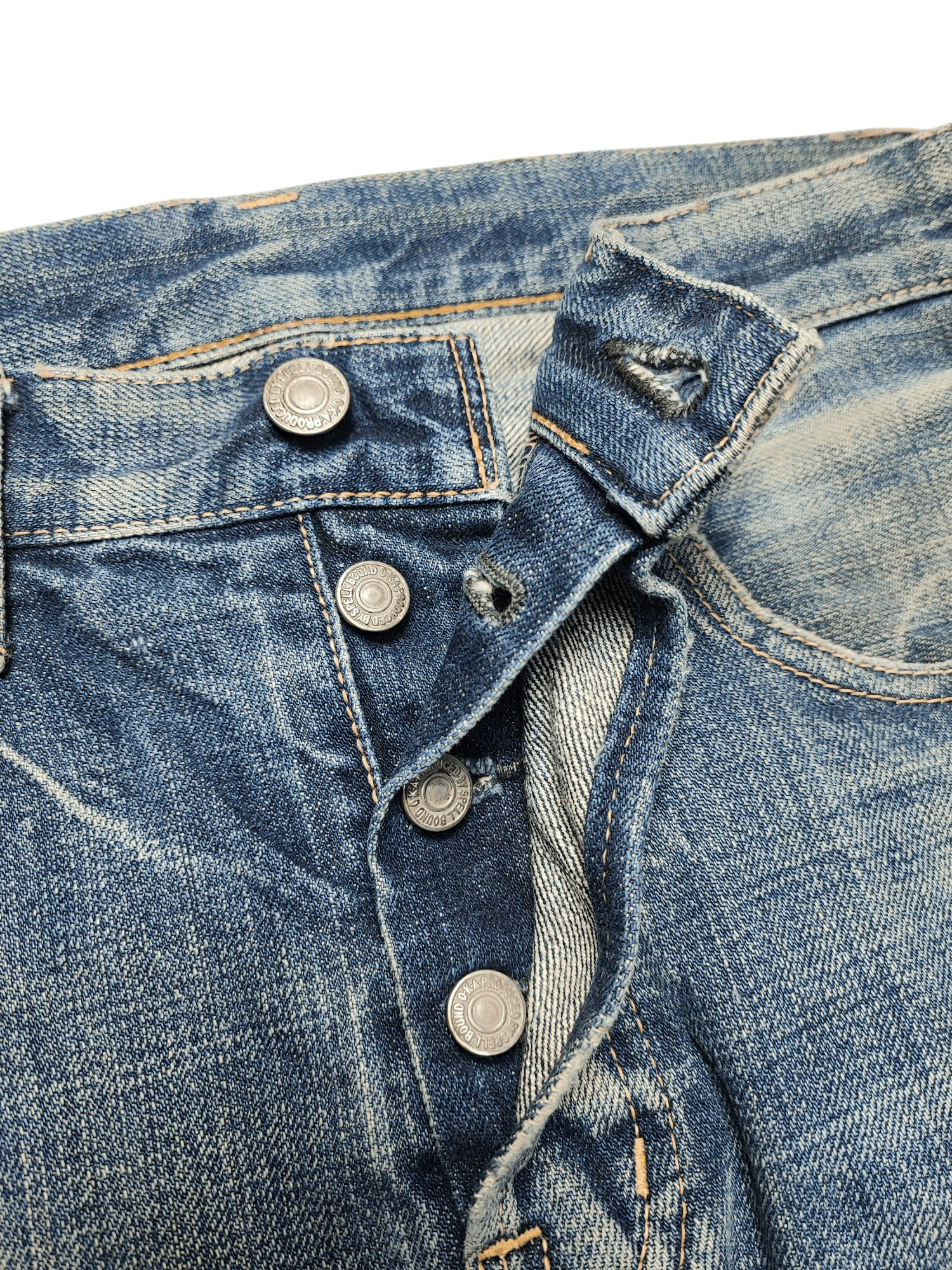 Spellbound Vintage 90s Spellbound Domingo Mudwash Distressed Denim Size US 32 / EU 48 - 6 Thumbnail