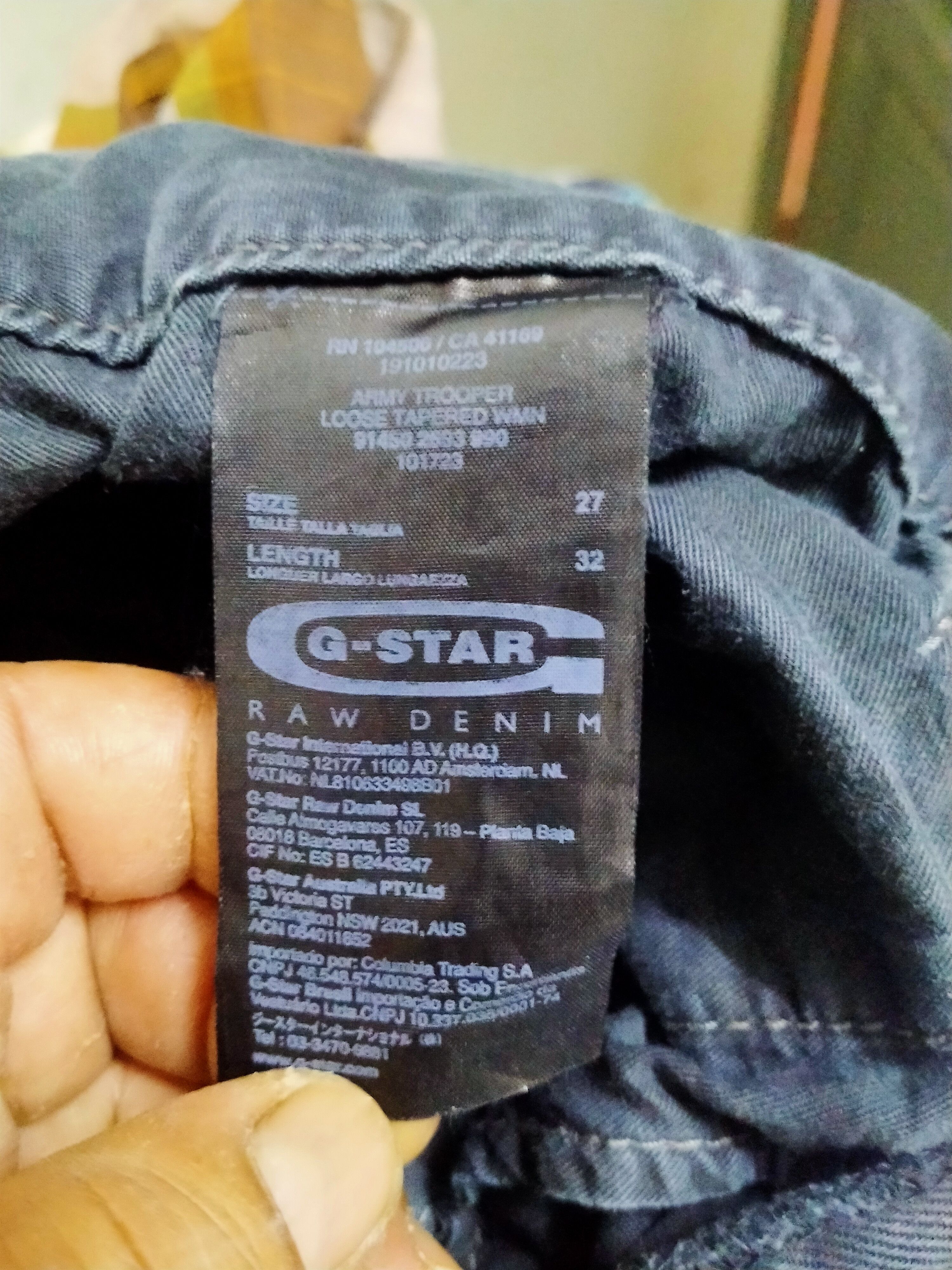 G-Star G start raw denim cargo multi pocket Size US 33 - 14 Thumbnail