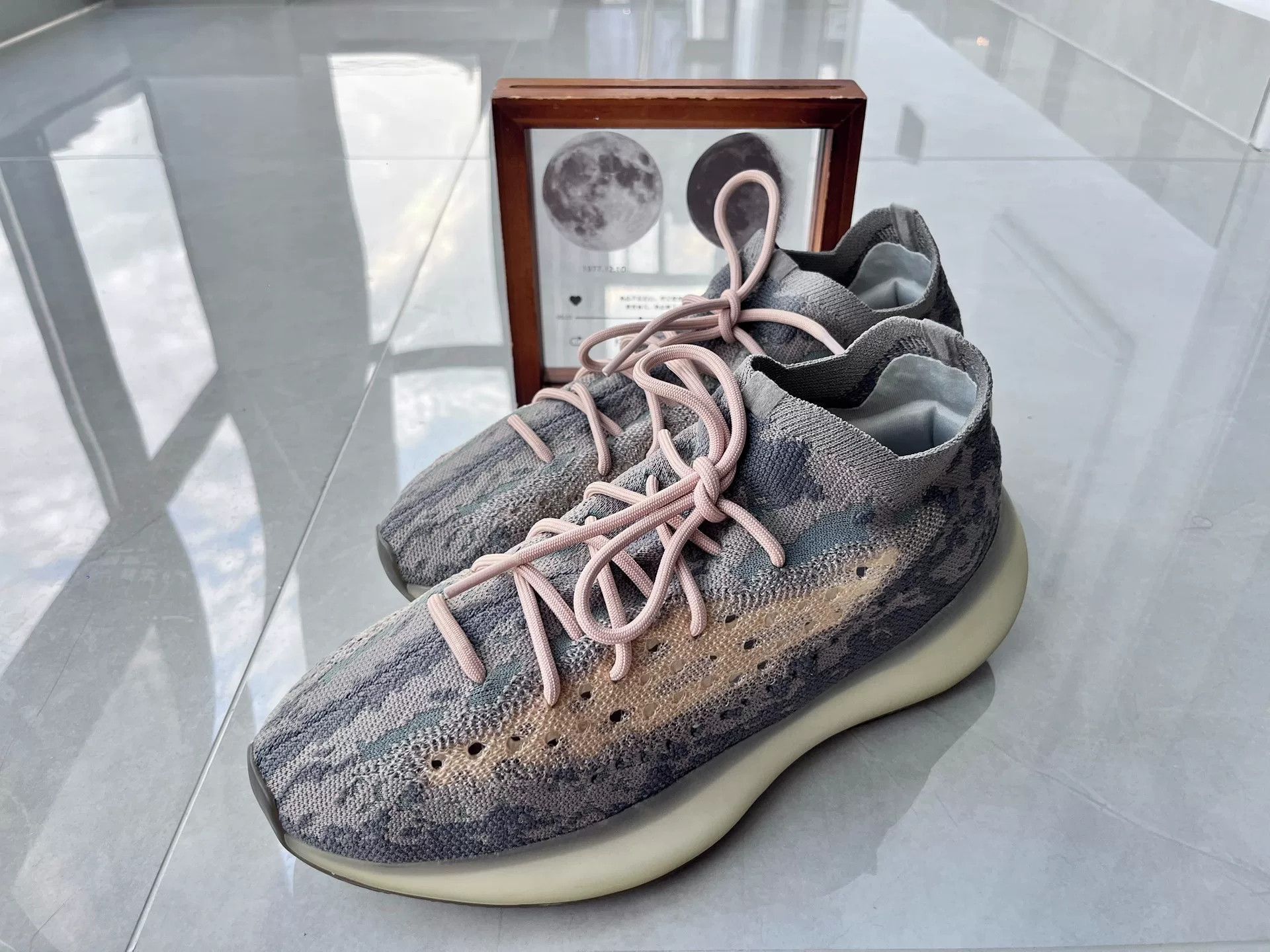 Adidas Adidas YEEZY380 Gray Lowtop Sneakers 12 Men Size US 12 / EU 45 - 1 Thumbnail