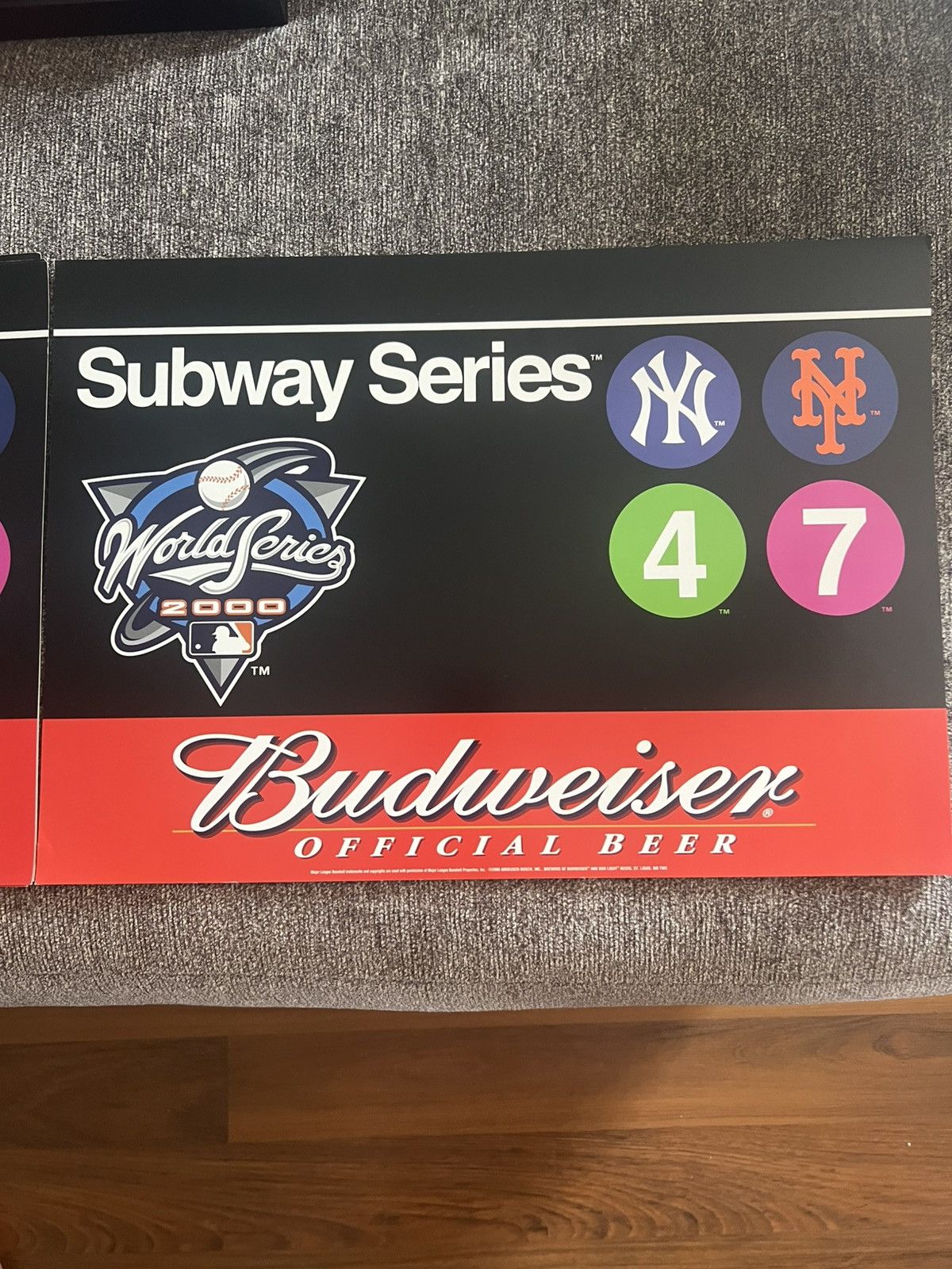 Sports Specialties 2000 SUBWAY SERIES WORLD SERIES POSTER VINTAGE Size ONE SIZE - 5 Thumbnail