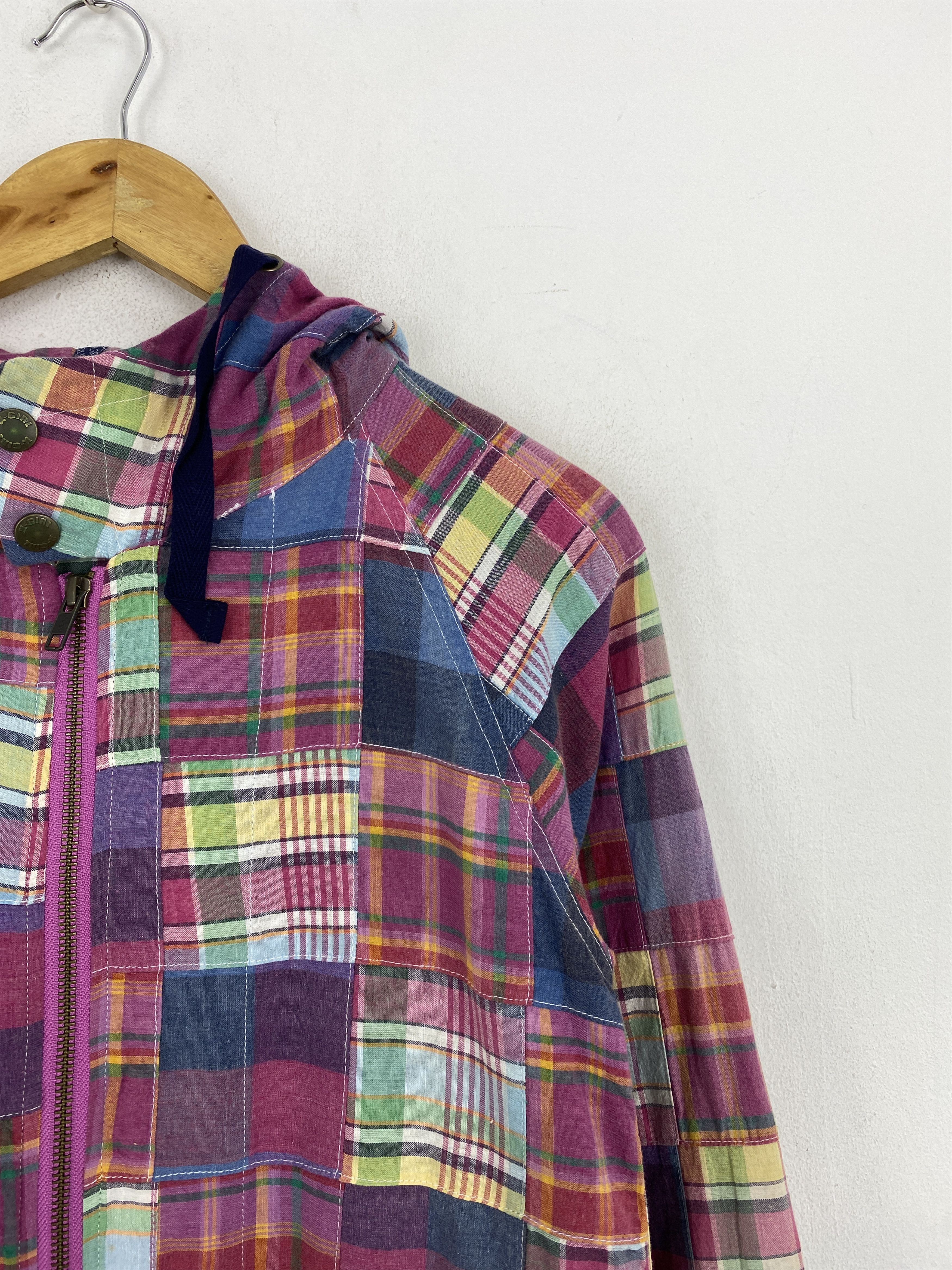 Vintage Vintage Japanese Brand X-Girl Patchwork Jacket J1889 Size US S / EU 44-46 / 1 - 12 Thumbnail