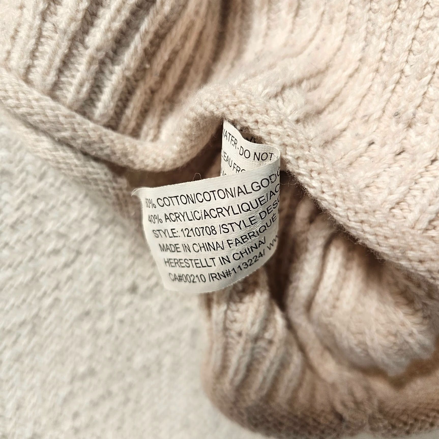 Vintage FDJ French Dressing Jeans Sweater Women L Knit Beige Round Neck Short Sleeve Pullover Classic Stretch Casual Size L / US 10 / IT 46 - 3 Thumbnail