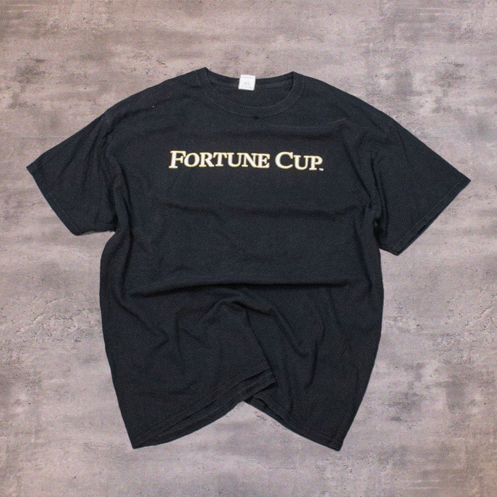 Gildan Y2K 2000's Gildan Fortune Cup Namco Promo Black T-Shirt Size US L / EU 52-54 / 3 - 2 Thumbnail