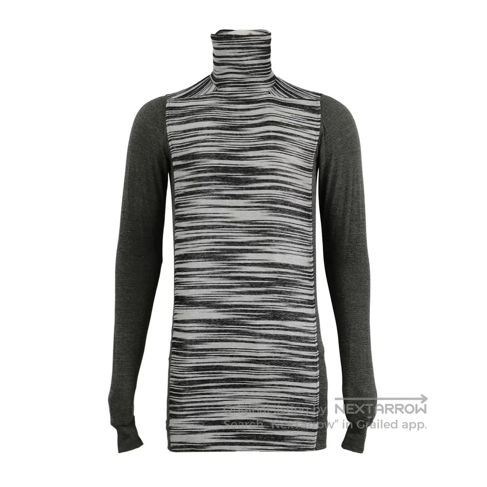 Rick Owens Rick Owens Wool Alpaca Colorblock Long Sleeve Sweater XS. Size US XS / EU 42 / 0 - 1 Thumbnail
