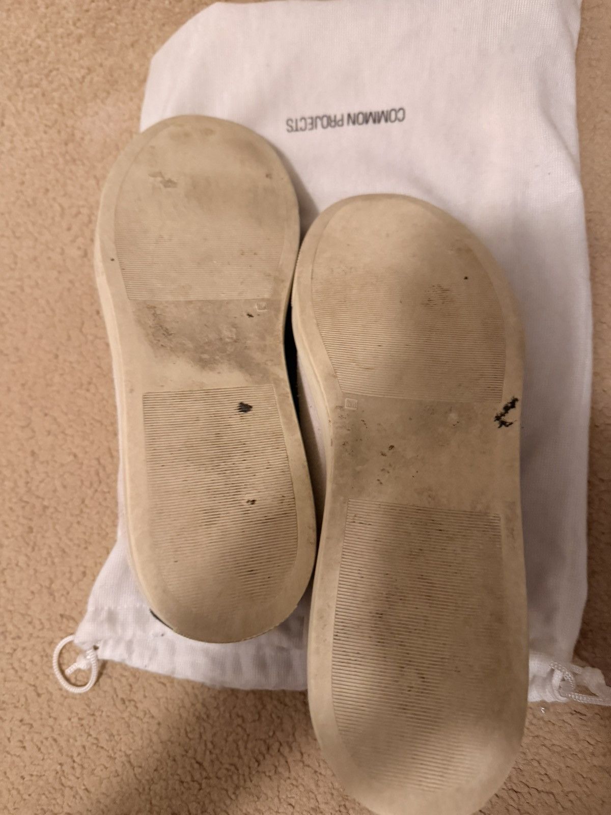Common Projects Common Projects Retro Low Suede White & Balck Size US 11 / EU 44 - 3 Thumbnail