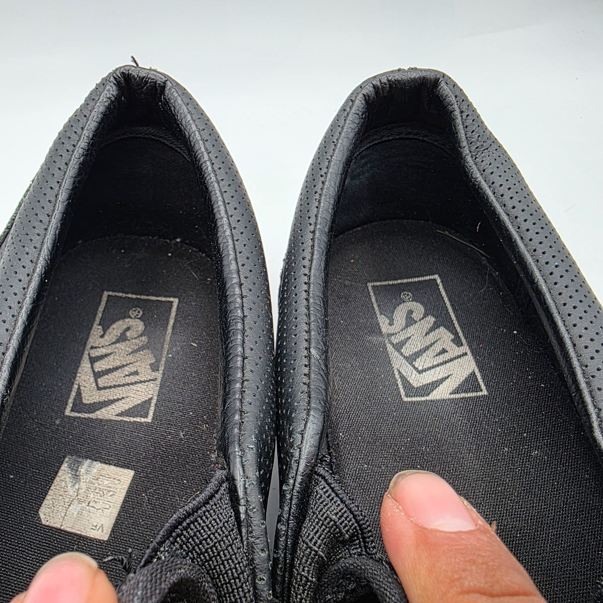 Vans Vans Classic Slip On Perforated Mens Shoes Size 12 Black Cas Size US 12 / EU 45 - 9 Thumbnail