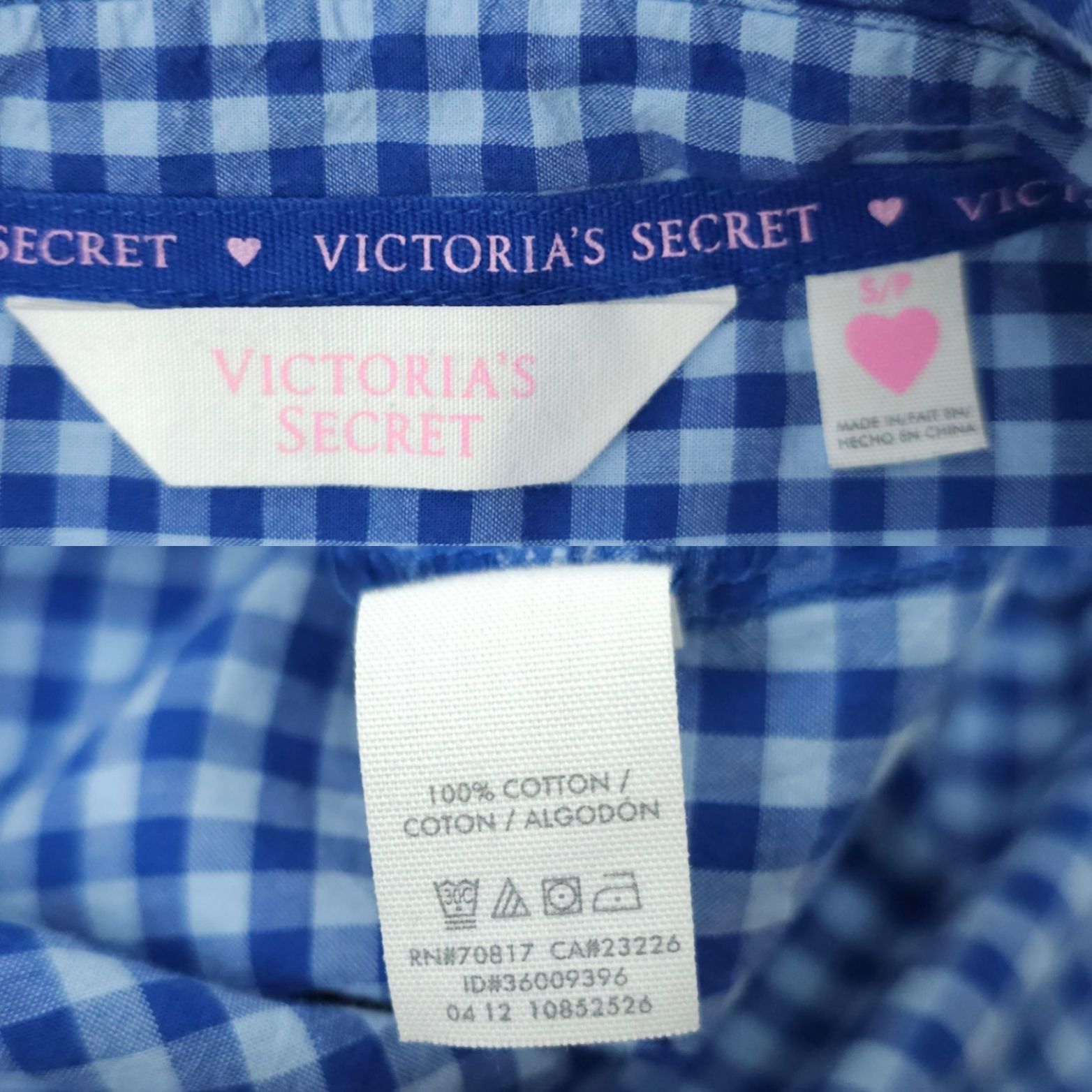Victoria's Secret Victorias Secret Button Front Sleep Shirt Womens S Blue Size S / US 4 / IT 40 - 8 Thumbnail