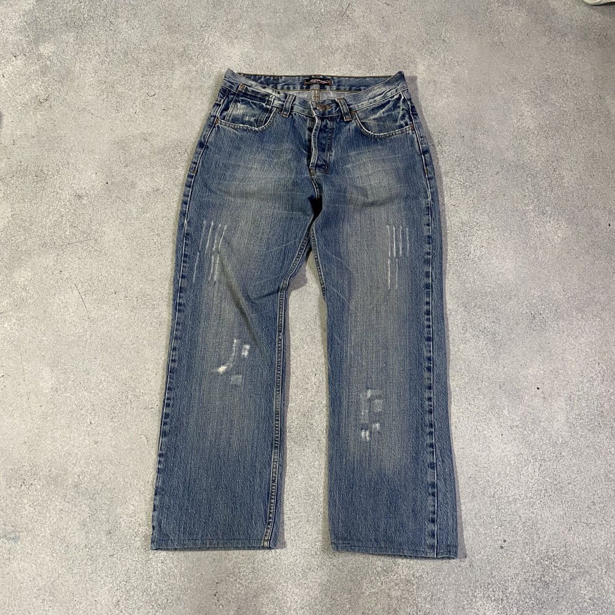 Ed Hardy Vintage Ed Hardy Jeans Baggy Japanese Y2K Size US 32 / EU 48 - 5 Thumbnail