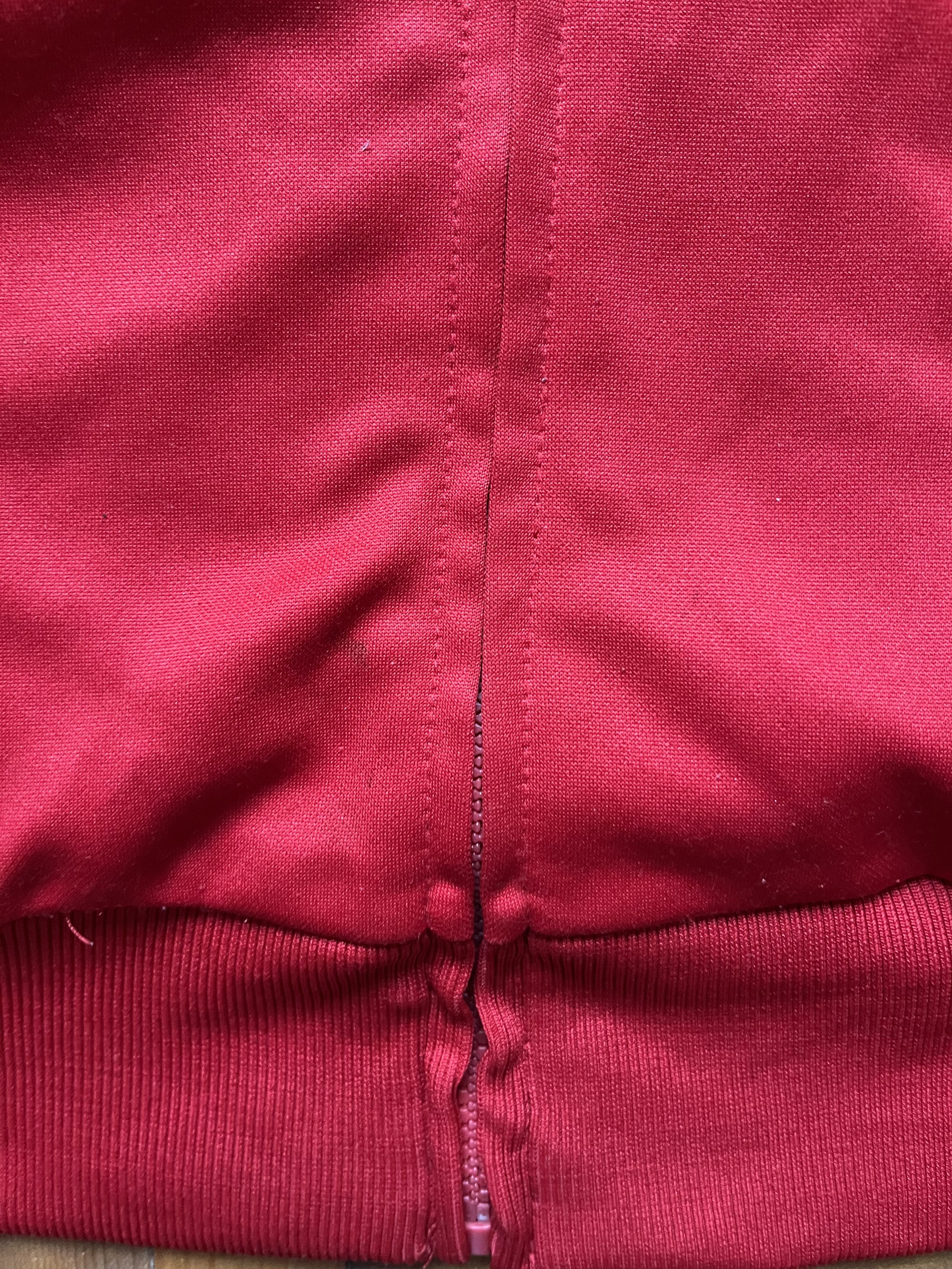 Adidas Vintage Adidas Firebird Zip Track Jacket Red White Stripes Size US L / EU 52-54 / 3 - 8 Thumbnail